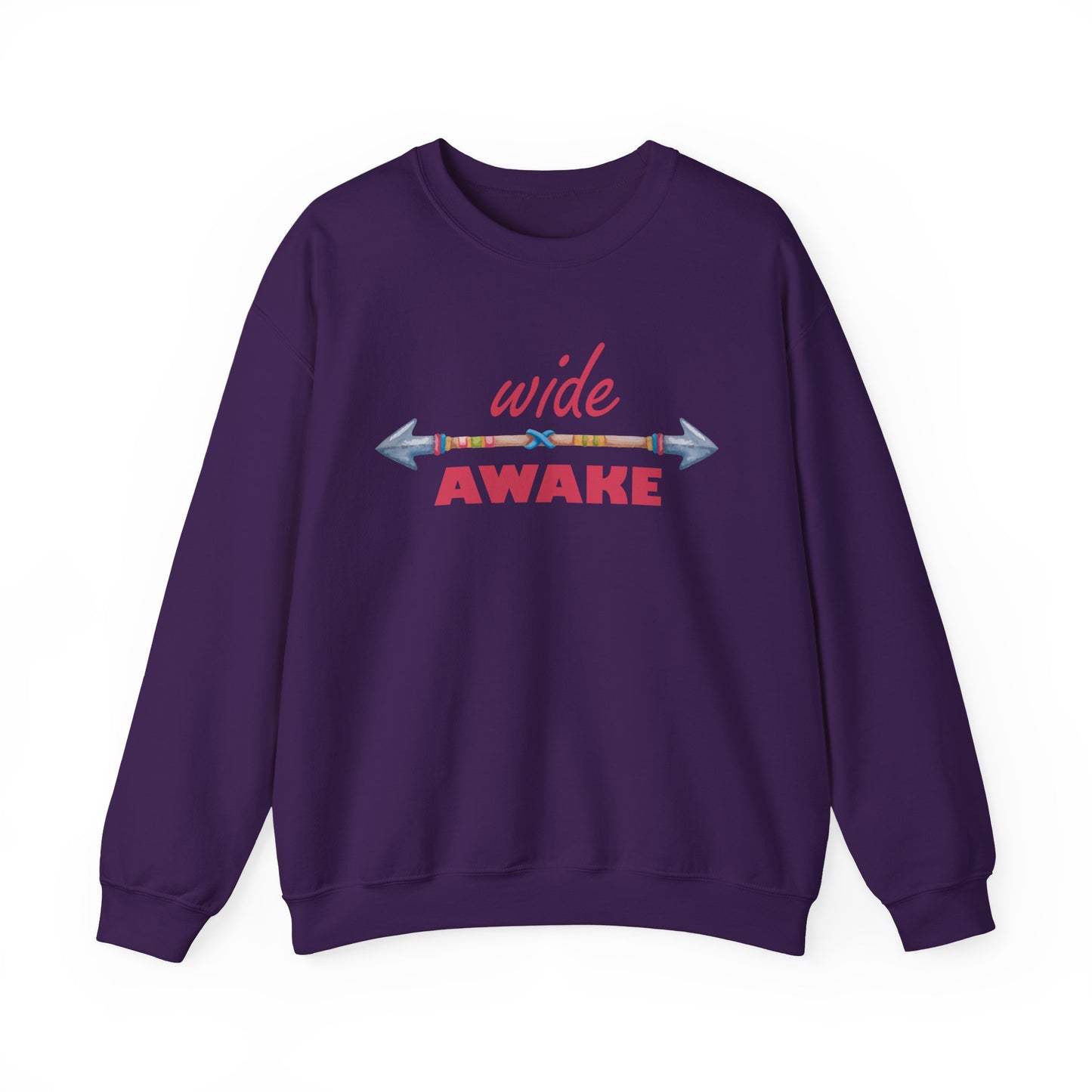 👁️🗨️Wide Awake - Aligned, Aware, Alive - Crewneck Sweatshirt