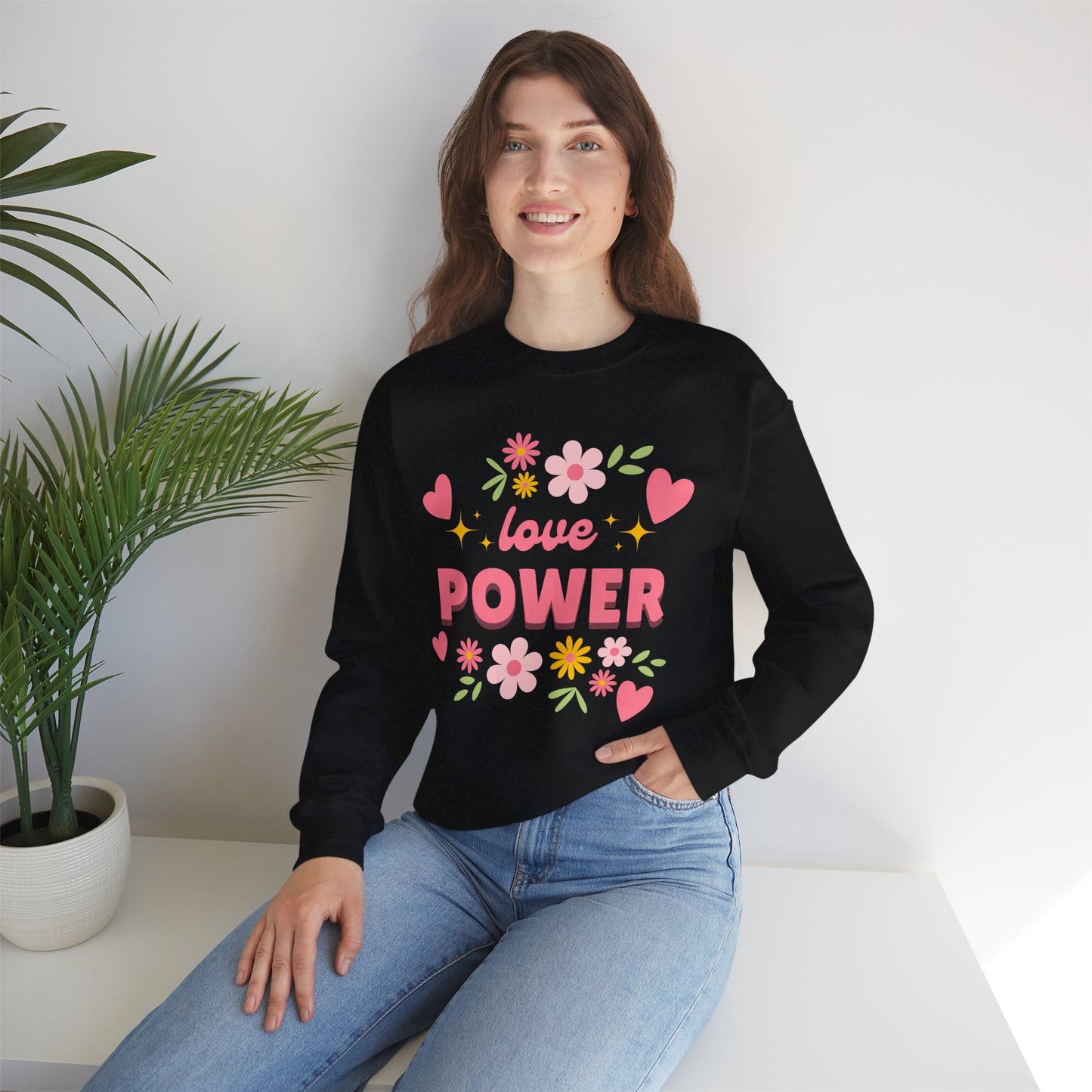 🌺Love Power - Bloom Boldly Crewneck Sweatshirt