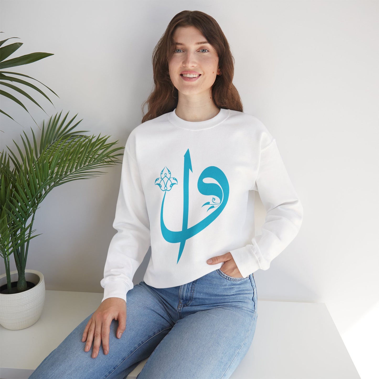 🌙Elif Vav Calligraphy Crewneck Sweatshirt