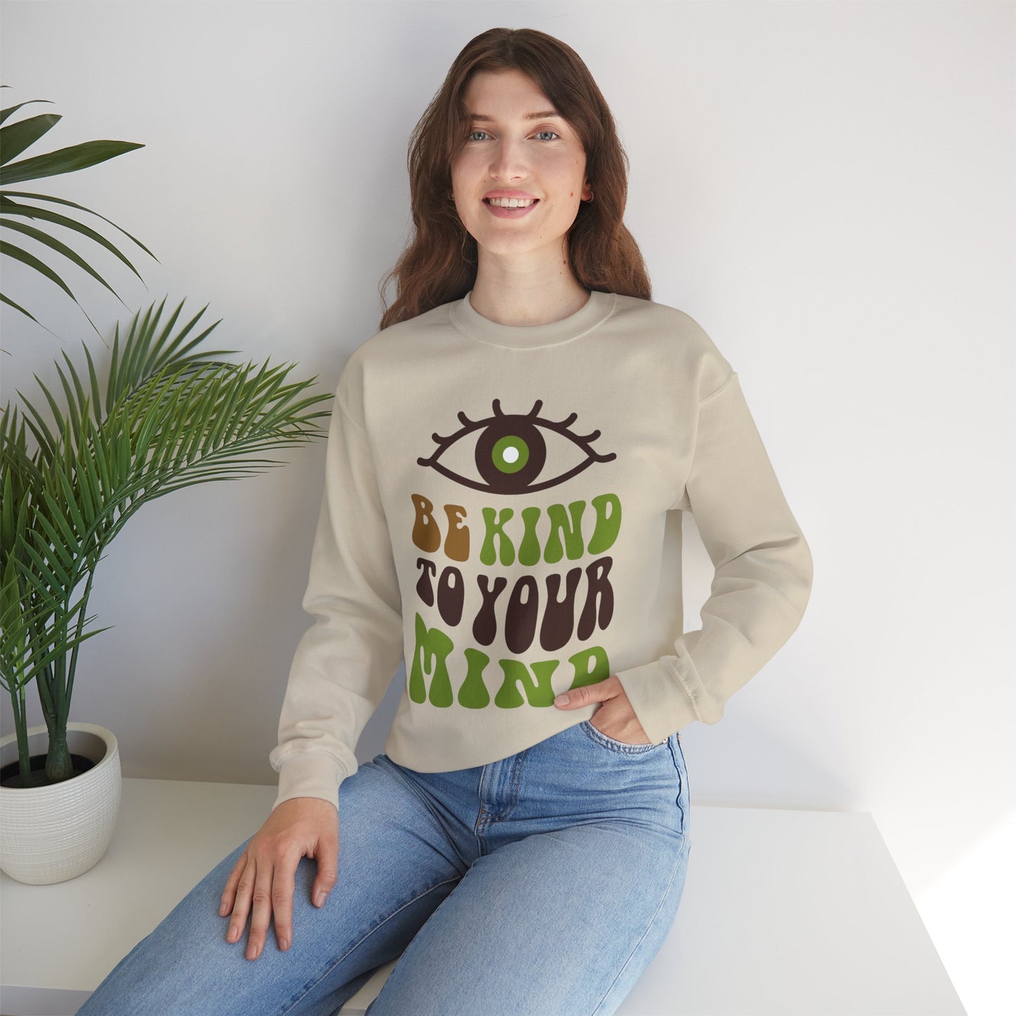 👁️Inner Vision - Kind Mind Crewneck Sweatshirt