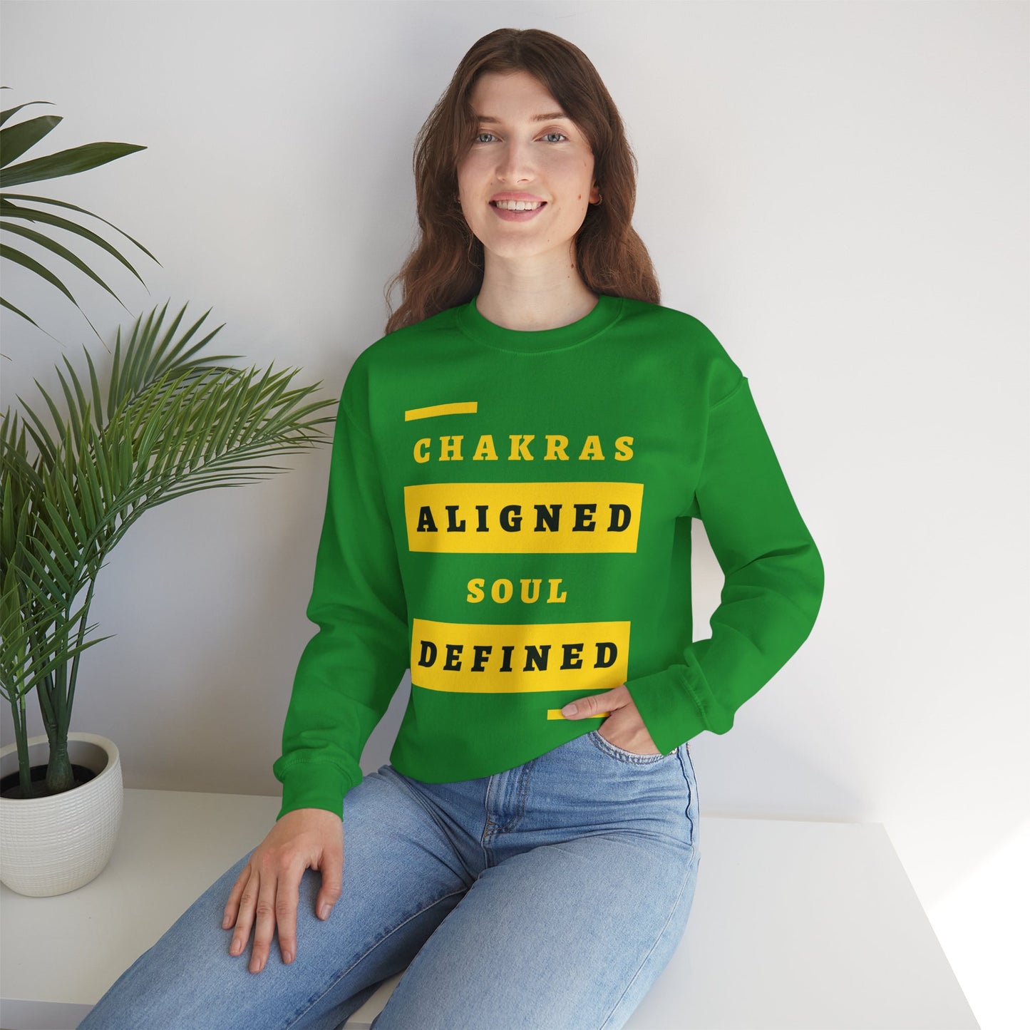 Chakras Aligned, Soul Defined π§ββοΈβ¨ Crewneck Sweatshirt