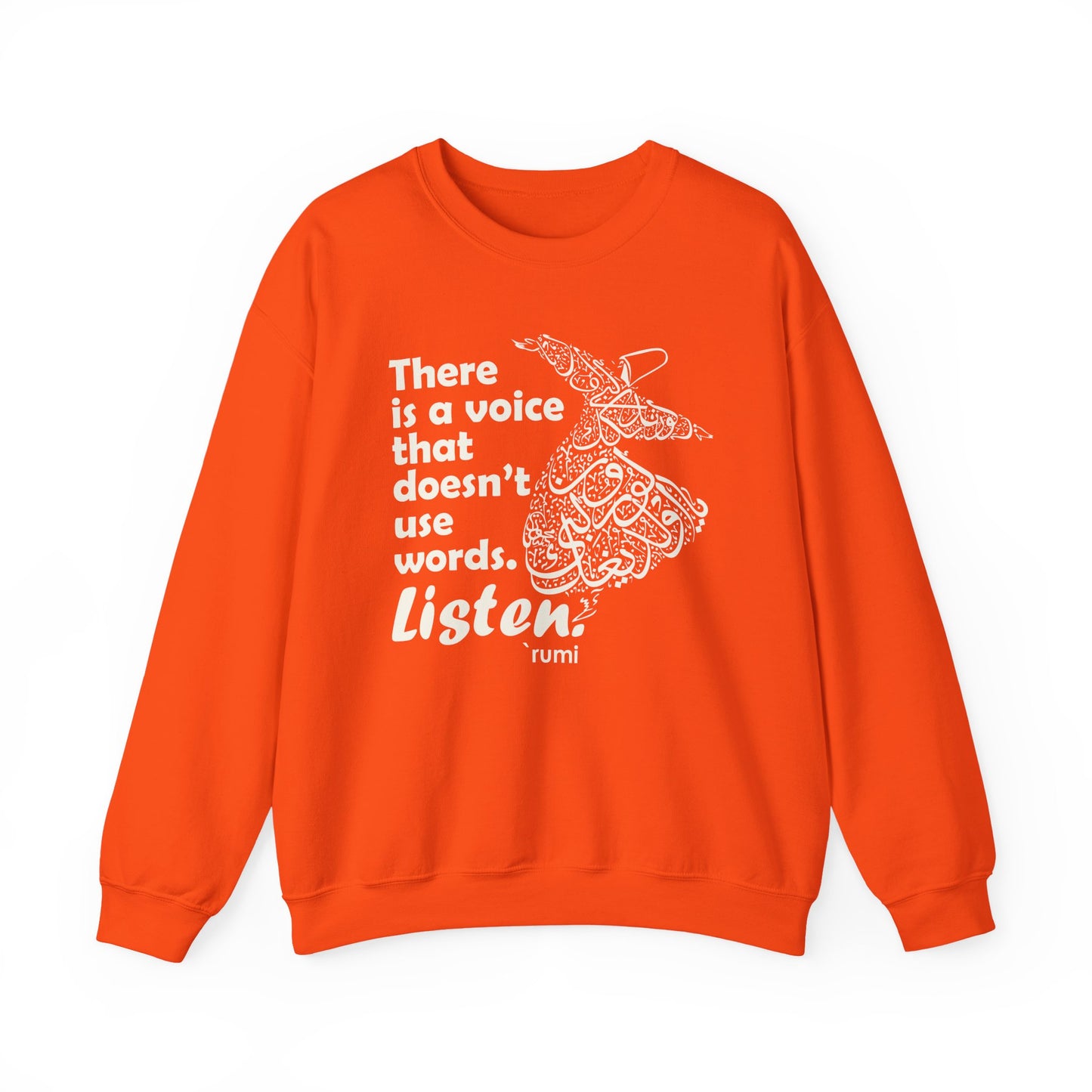 🎶The Voice Within - Rumi Crewneck Sweatshirt