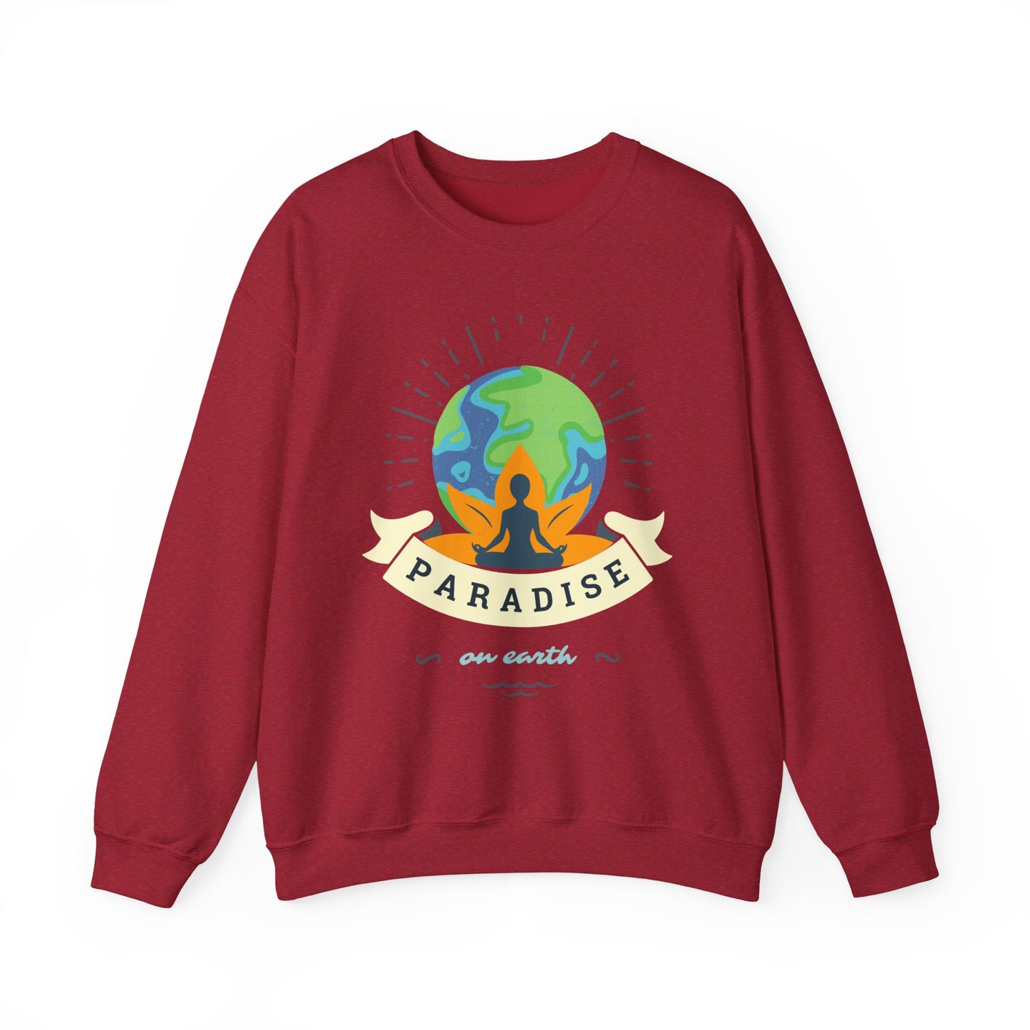 🌏Paradise on Earth - "Find Your Stillness, Find Your Heaven" Crewneck Sweatshirt