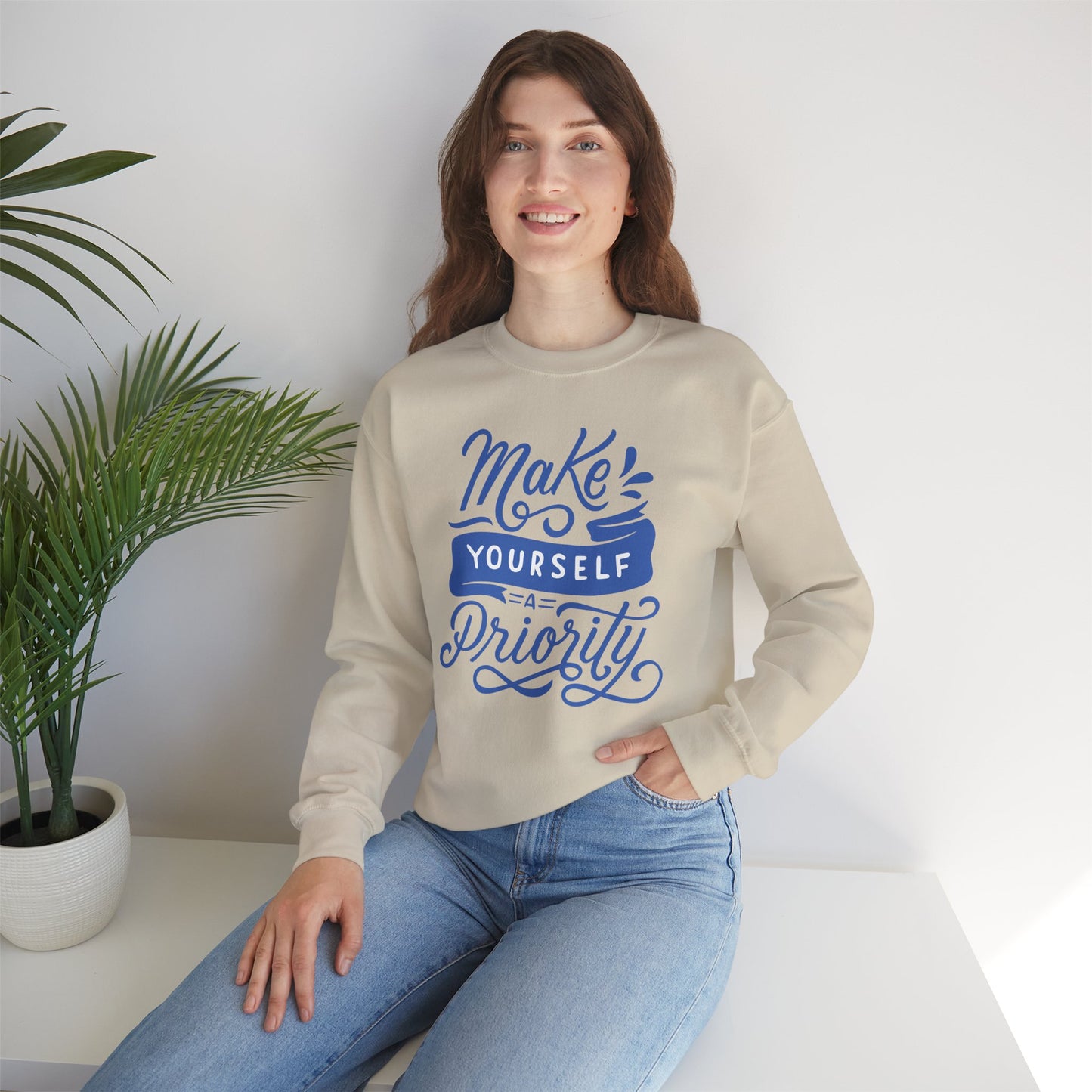💖Sacred Reminder — You Matter, Too - Motivational Crewneck Sweatshirt