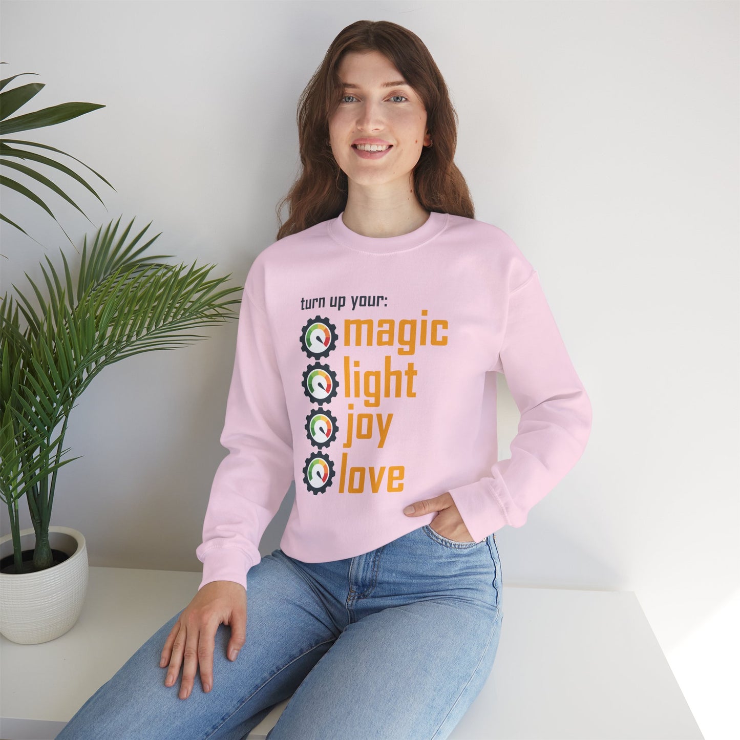 🎚️Turn Up Your Light - A Soulful Volume of You - Crewneck Sweatshirt