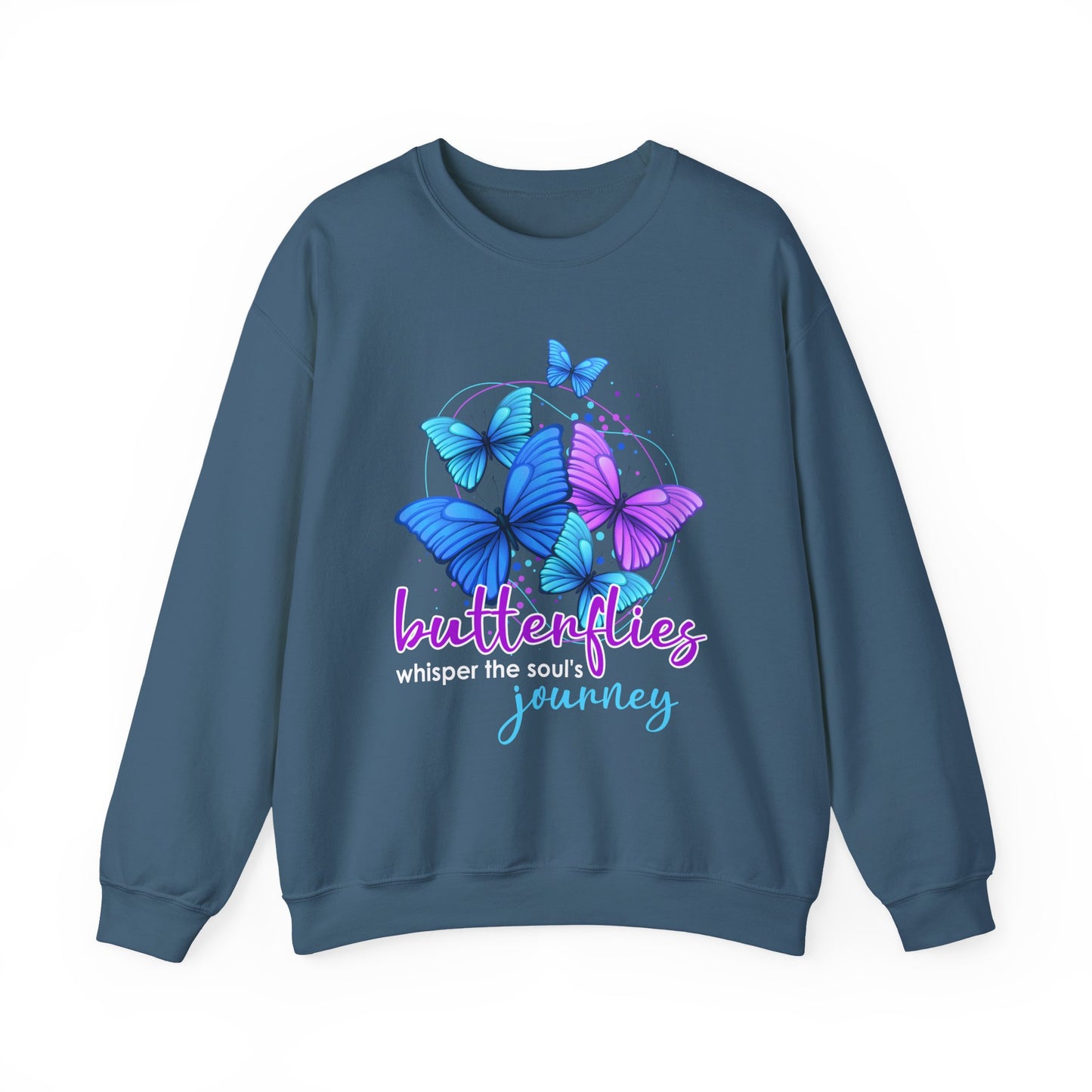 🦋Butterfly Whispers - The Soul’s Journey Crewneck Sweatshirt