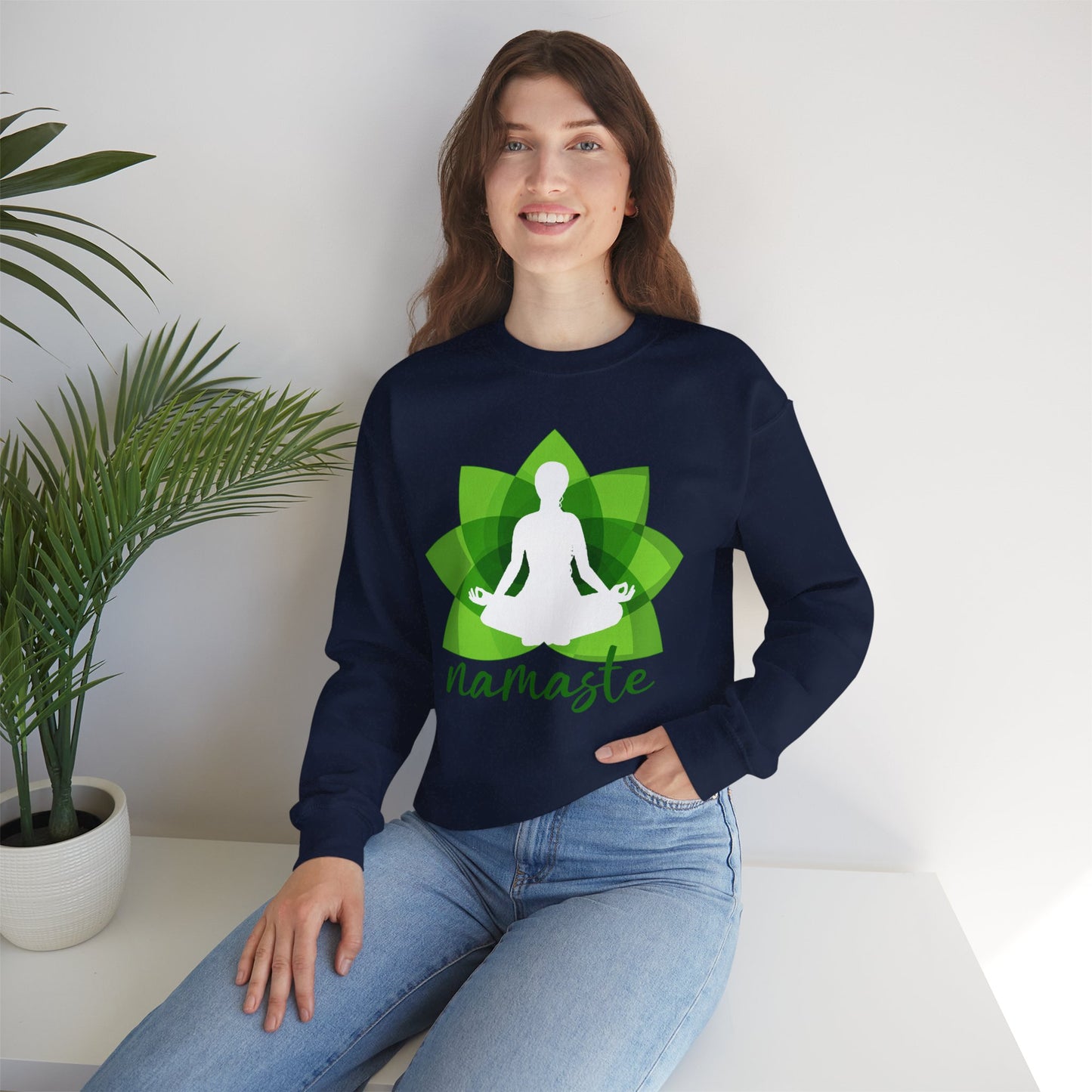 🌱Namaste Bloom - Sacred Stillness Sweatshirt