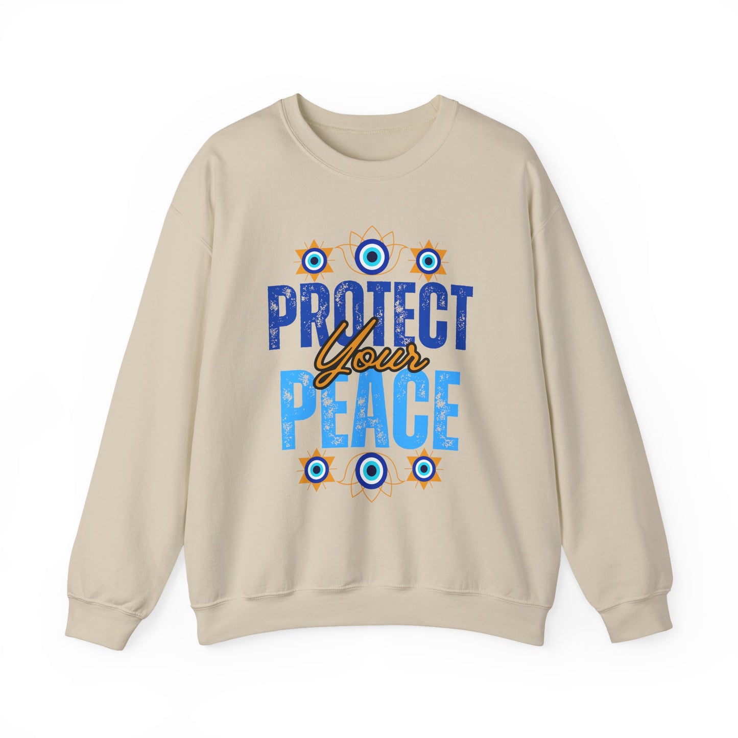 🧿Sacred Guard - Protect Your Peace Crewneck Sweatshirt