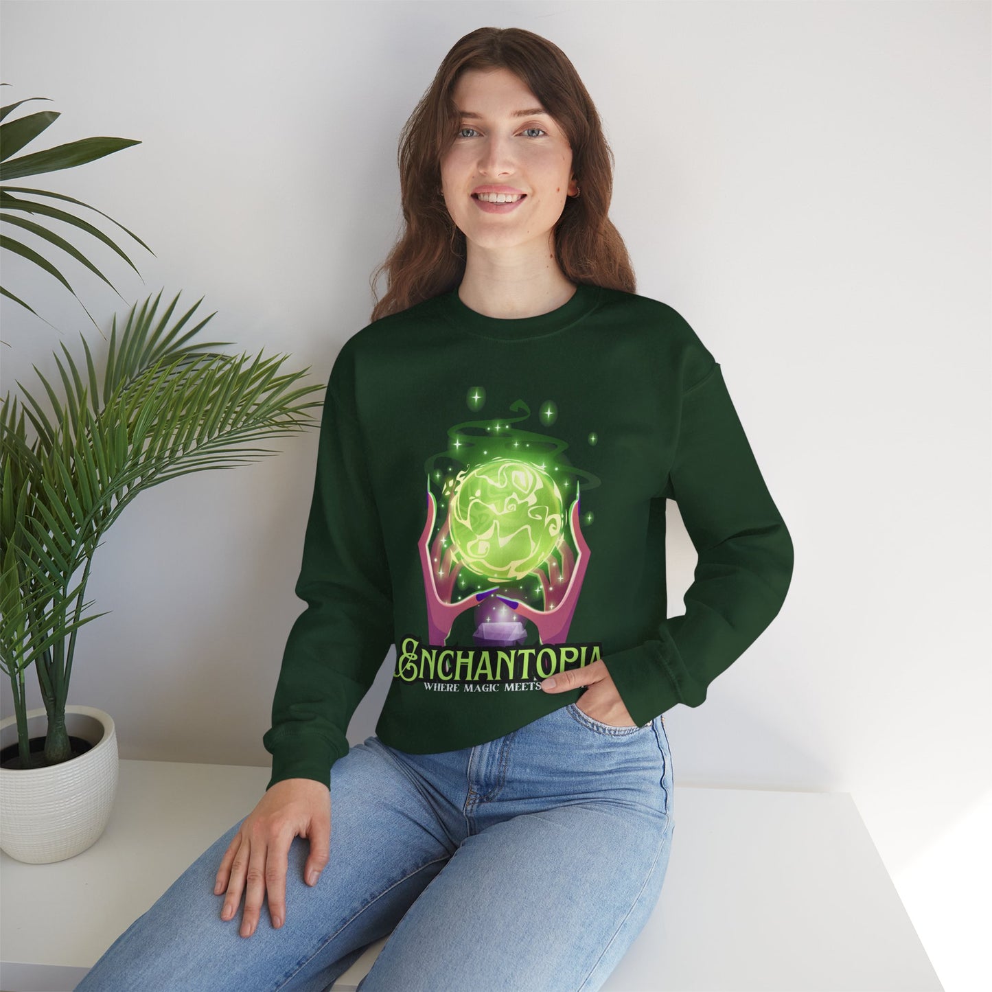 🔮Enchantopia - Where Magic Meets Wonder Crewneck Sweatshirt