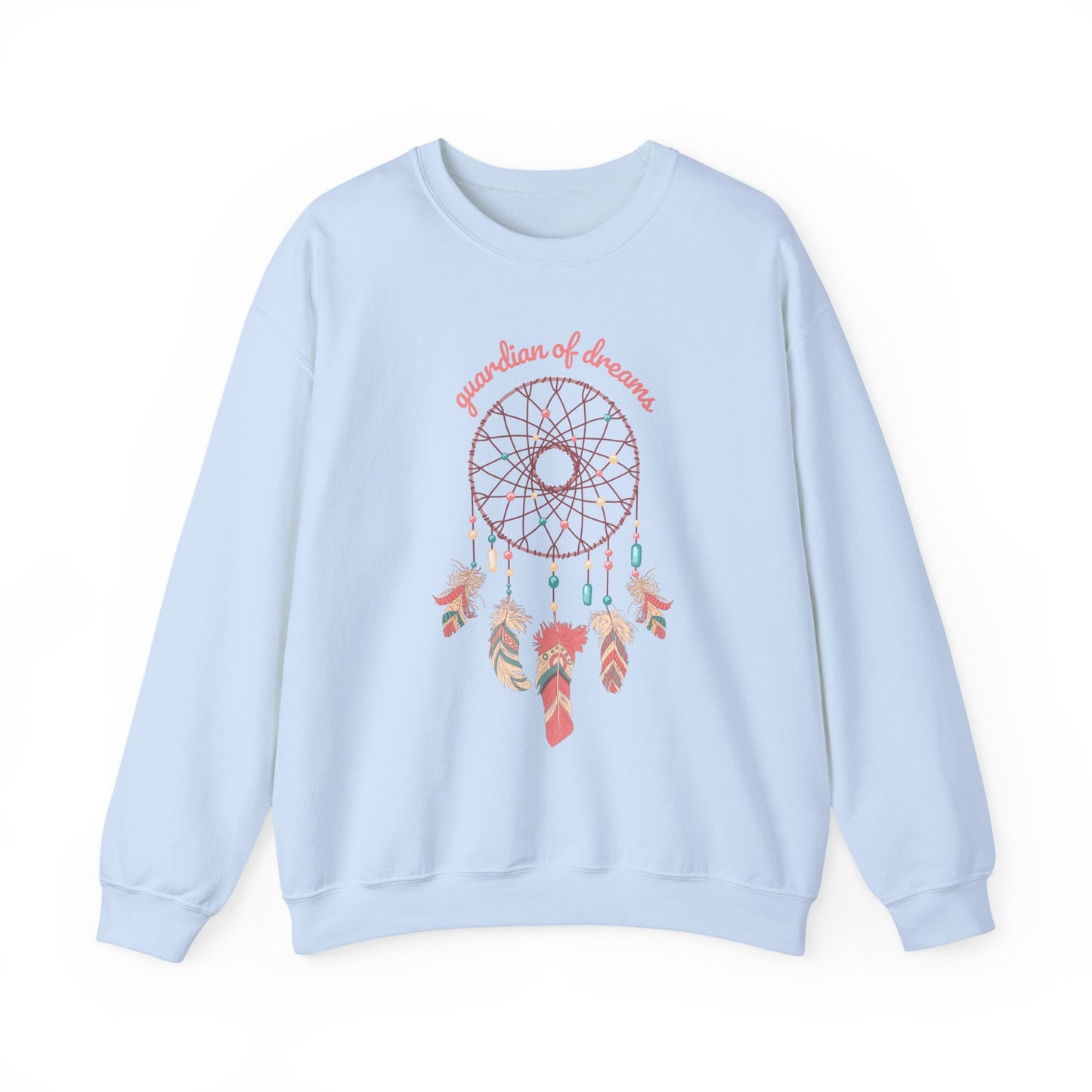 Guardian of Dreams 🌸✨ Boho Dreamcatcher Crewneck Sweatshirt