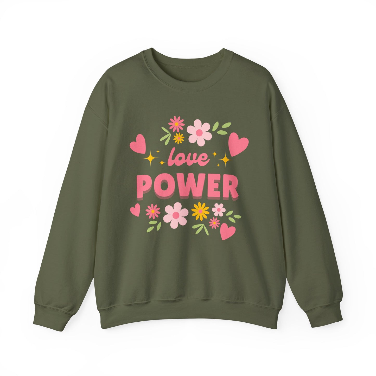 🌺Love Power - Bloom Boldly Crewneck Sweatshirt