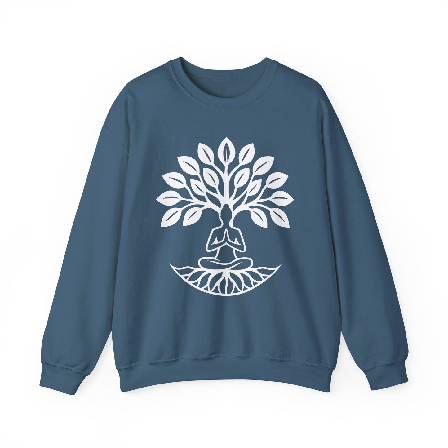 🌿Rooted in Stillness - Tree of Life Crewneck Sweatshirt