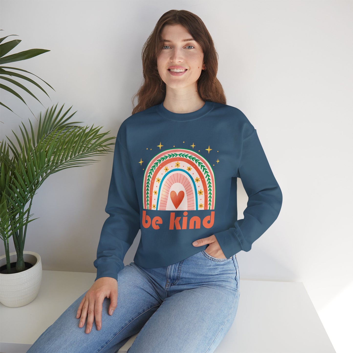 ๐Be Kind - Wear the Rainbow Within - Crewneck Sweatshirt