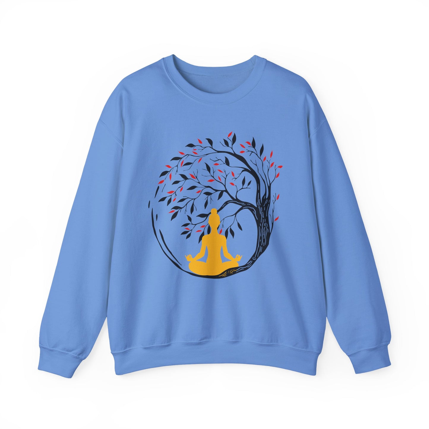 🌿Rooted in Stillness - The Tree, The Self, The Moment - Crewneck Sweatshirt