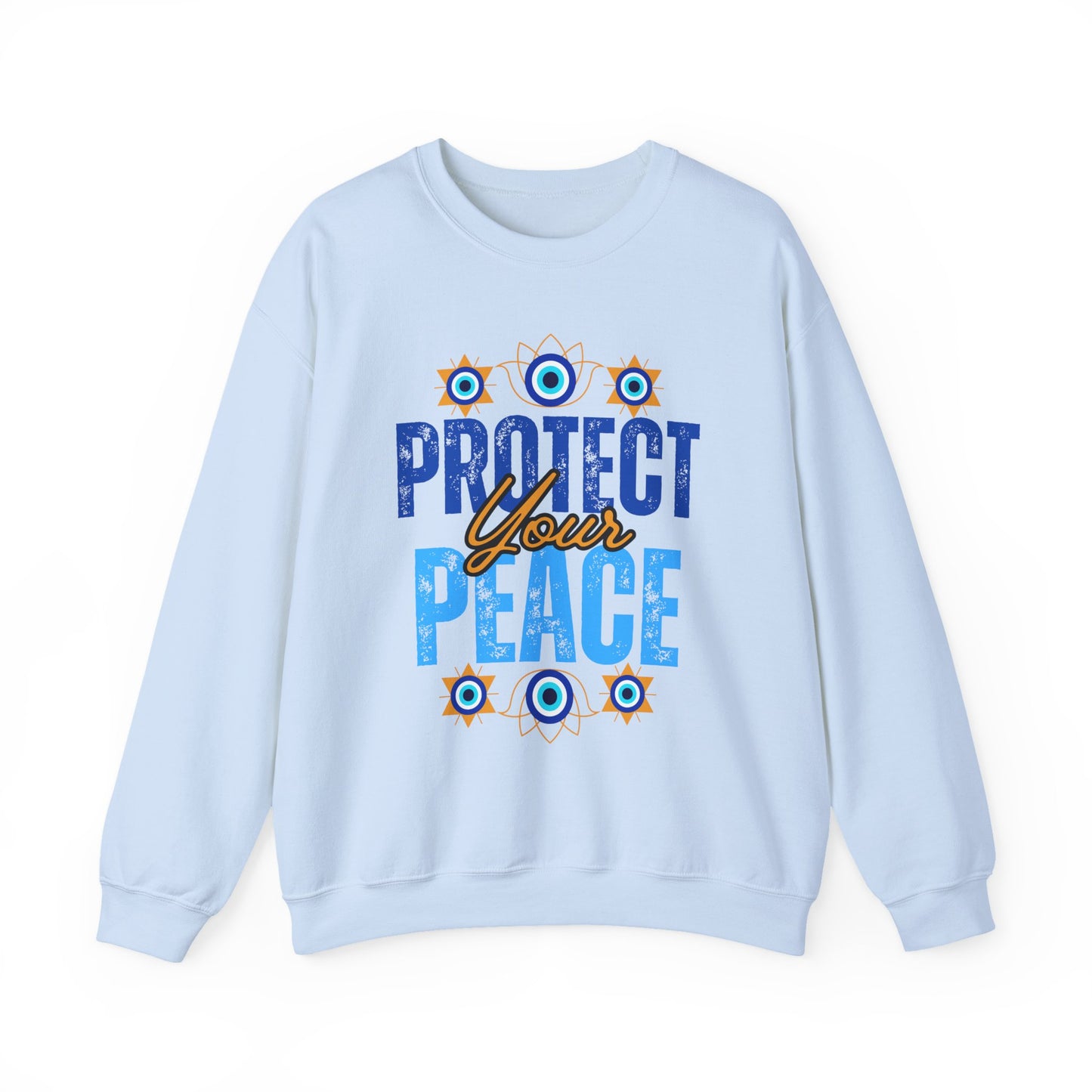 🧿Sacred Guard - Protect Your Peace Crewneck Sweatshirt