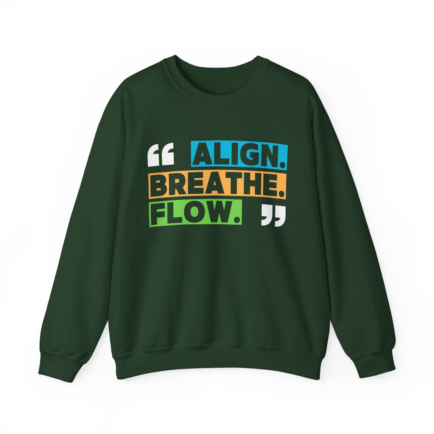 🌙“Align. Breathe. Flow.” - A Crewneck Sweatshirt for Mindful Moments