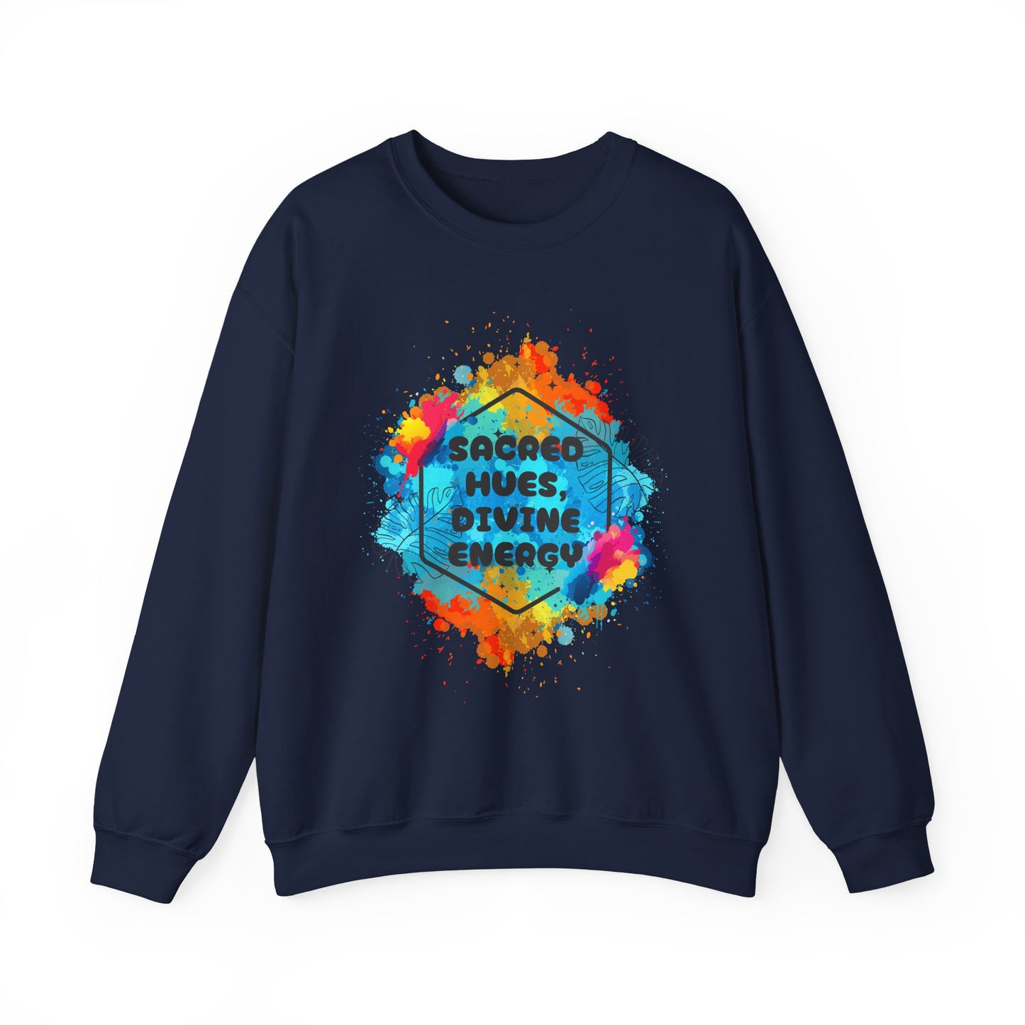 🎨Sacred Hues - Divine Energy Crewneck Sweatshirt