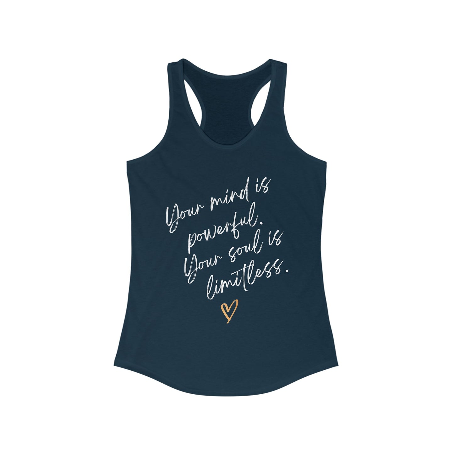 "Your Mind is Powerful, Your Soul is Limitless" - Empowerment Tank Top Wear for the Mindful Woman
