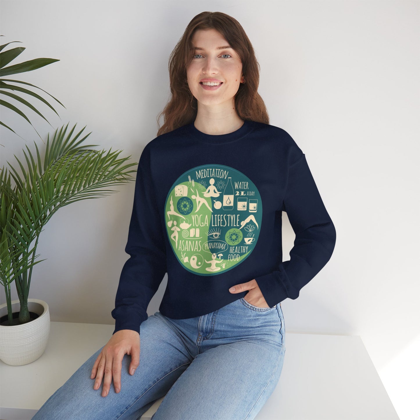 🌀Align Within - Live the Yoga Way Crewneck Sweatshirt