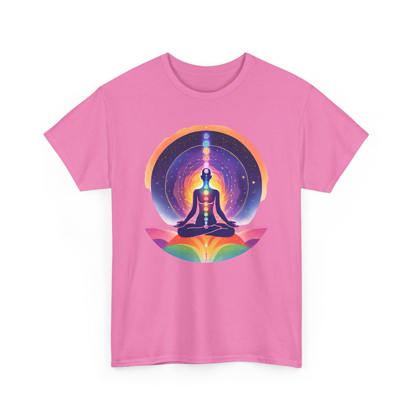 Chakra Universe Heavy Cotton Tee - Awakened Alignment