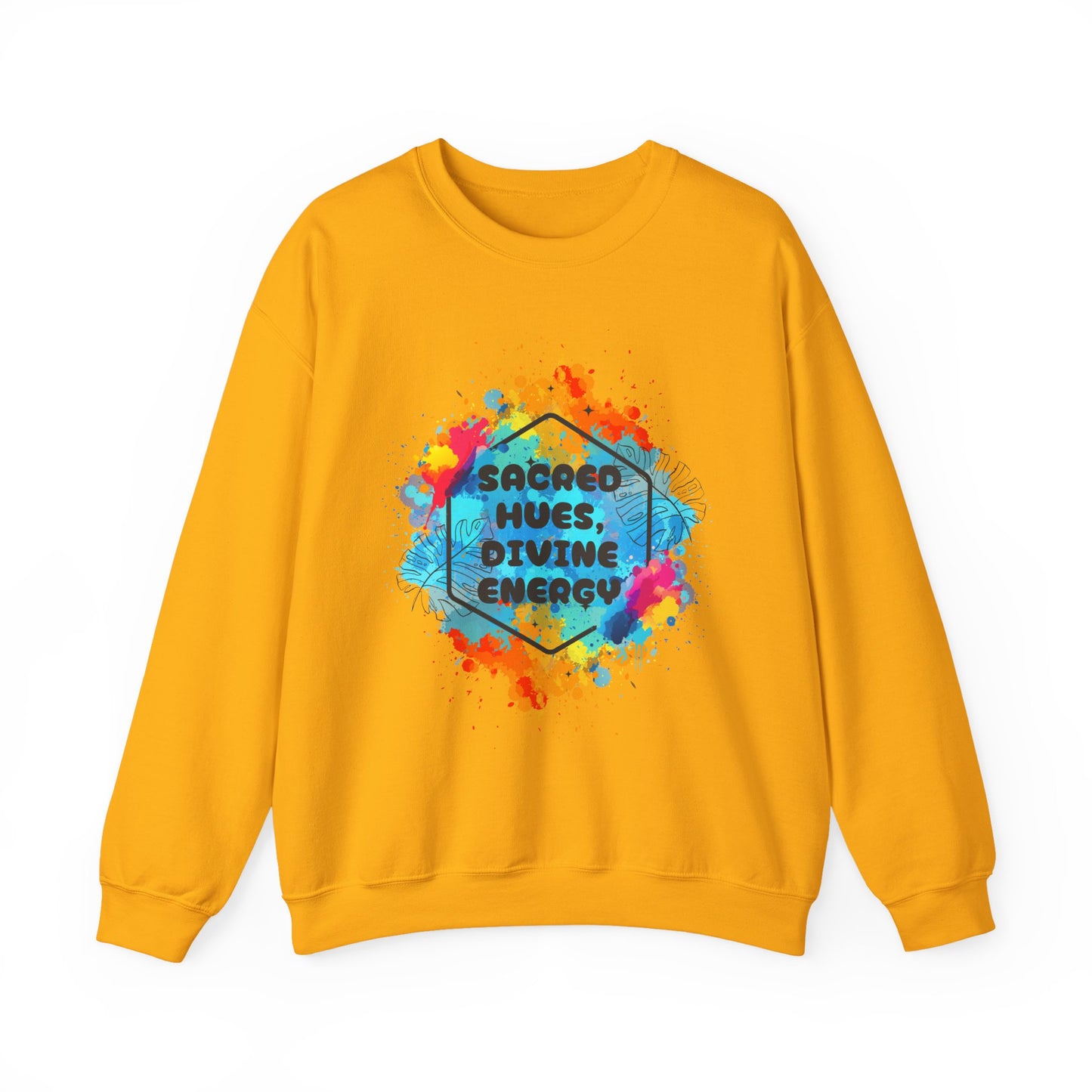 🎨Sacred Hues - Divine Energy Crewneck Sweatshirt