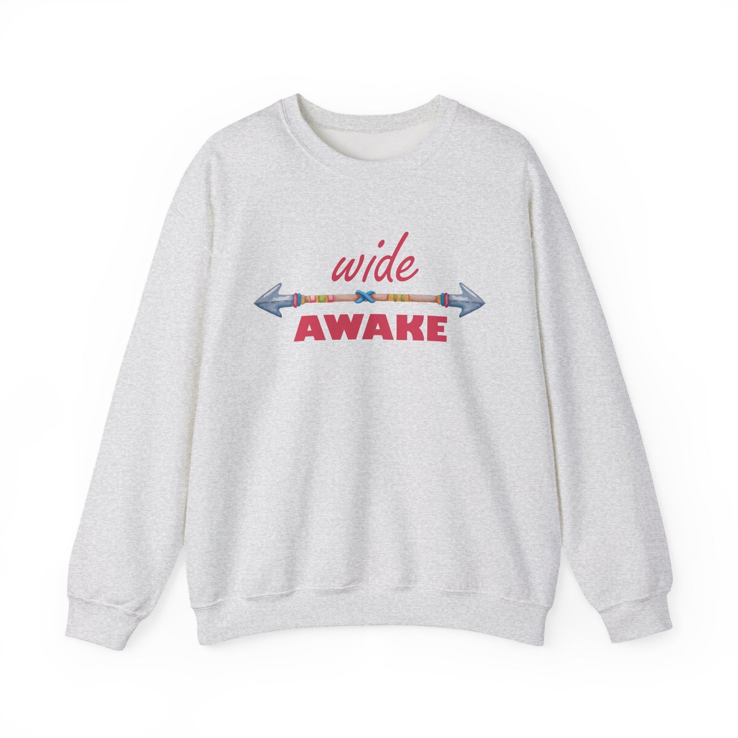 👁️🗨️Wide Awake - Aligned, Aware, Alive - Crewneck Sweatshirt