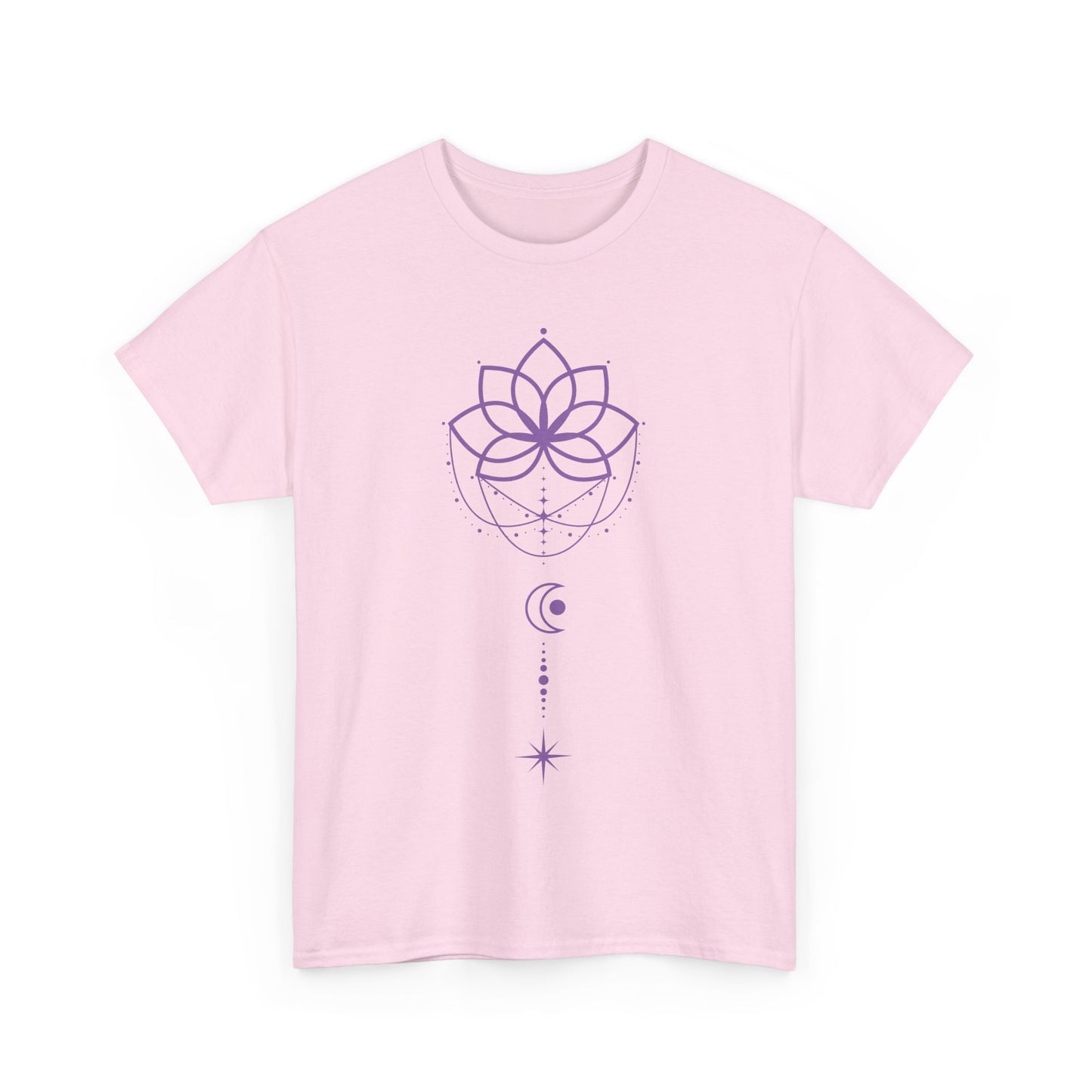 💜Celestial Grace Heavy Cotton Tee - Align with Light & Flow