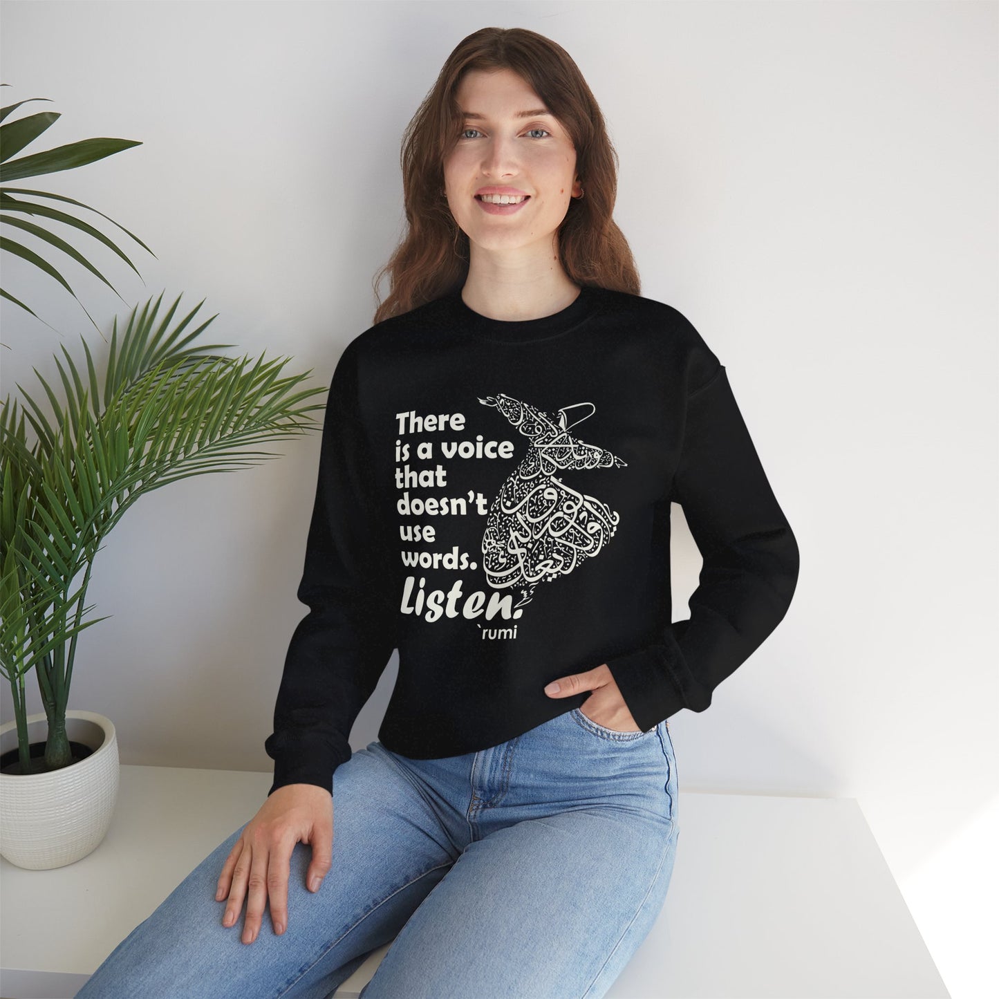 🎶The Voice Within - Rumi Crewneck Sweatshirt