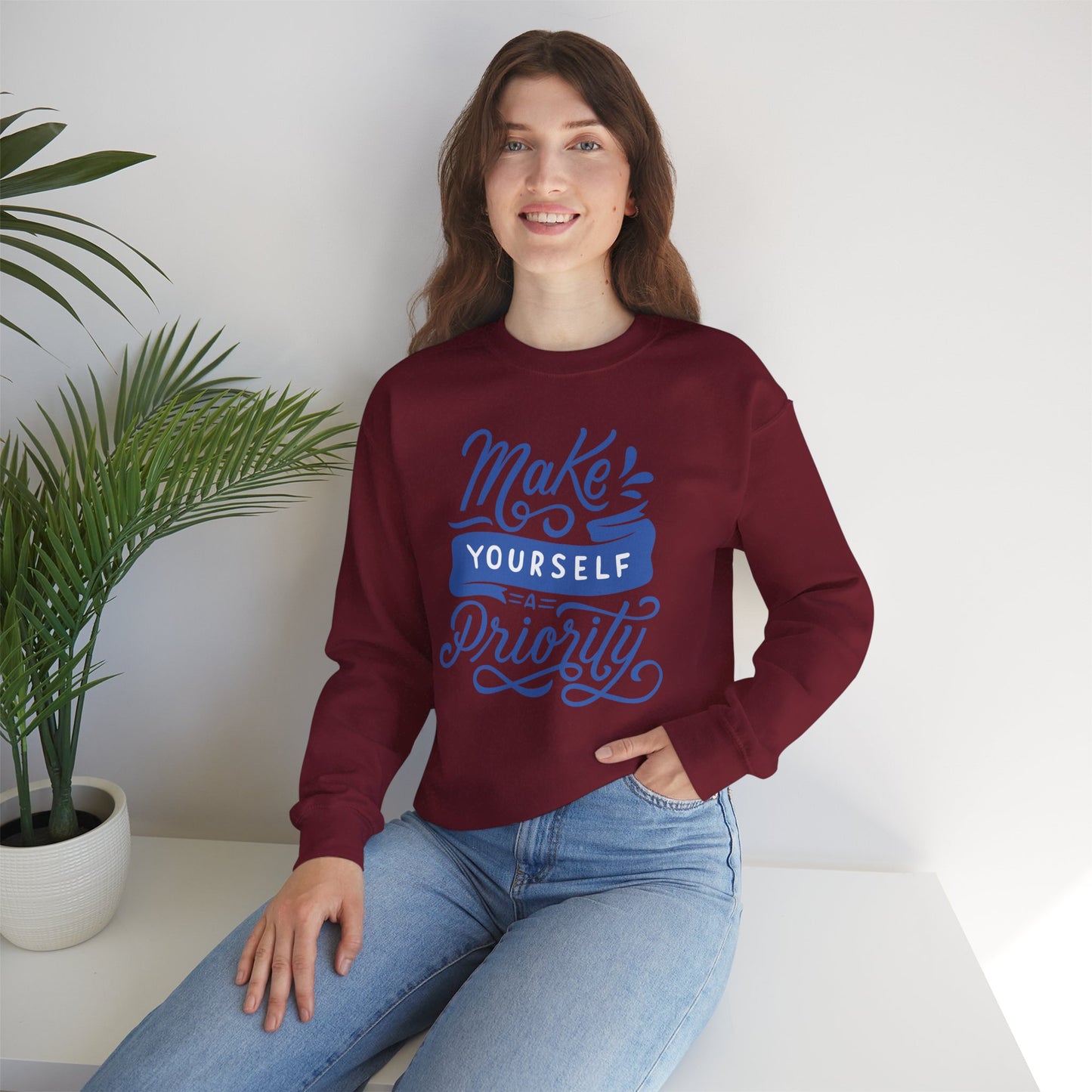 💖Sacred Reminder — You Matter, Too - Motivational Crewneck Sweatshirt