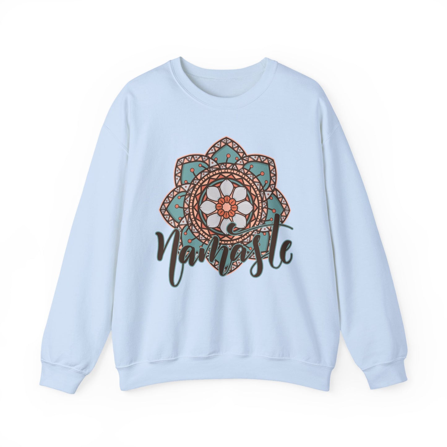 Namaste in Bloom🌸 - Mandala Crewneck Sweatshirt