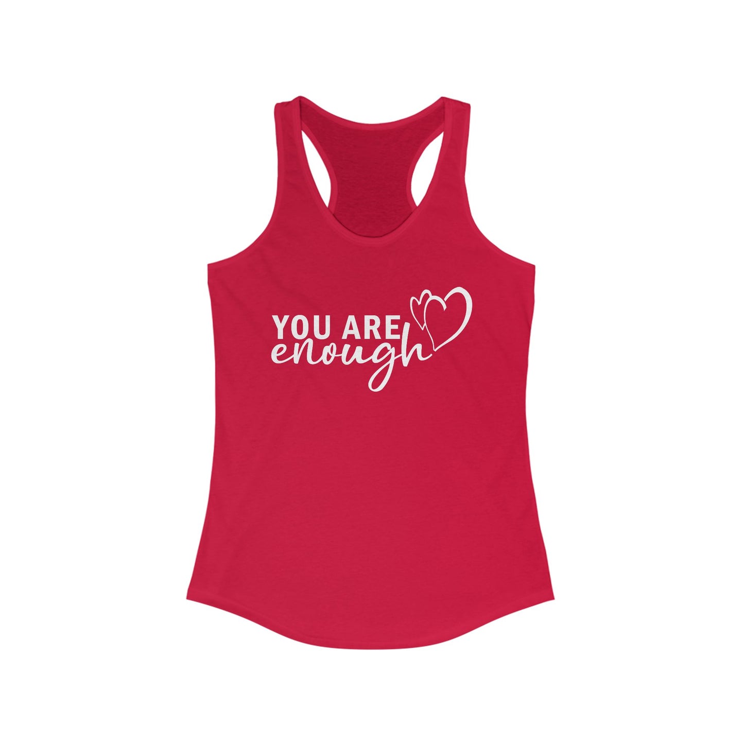 "You Are Enough" - Empowered & Embraced - Women's Racerback Tank