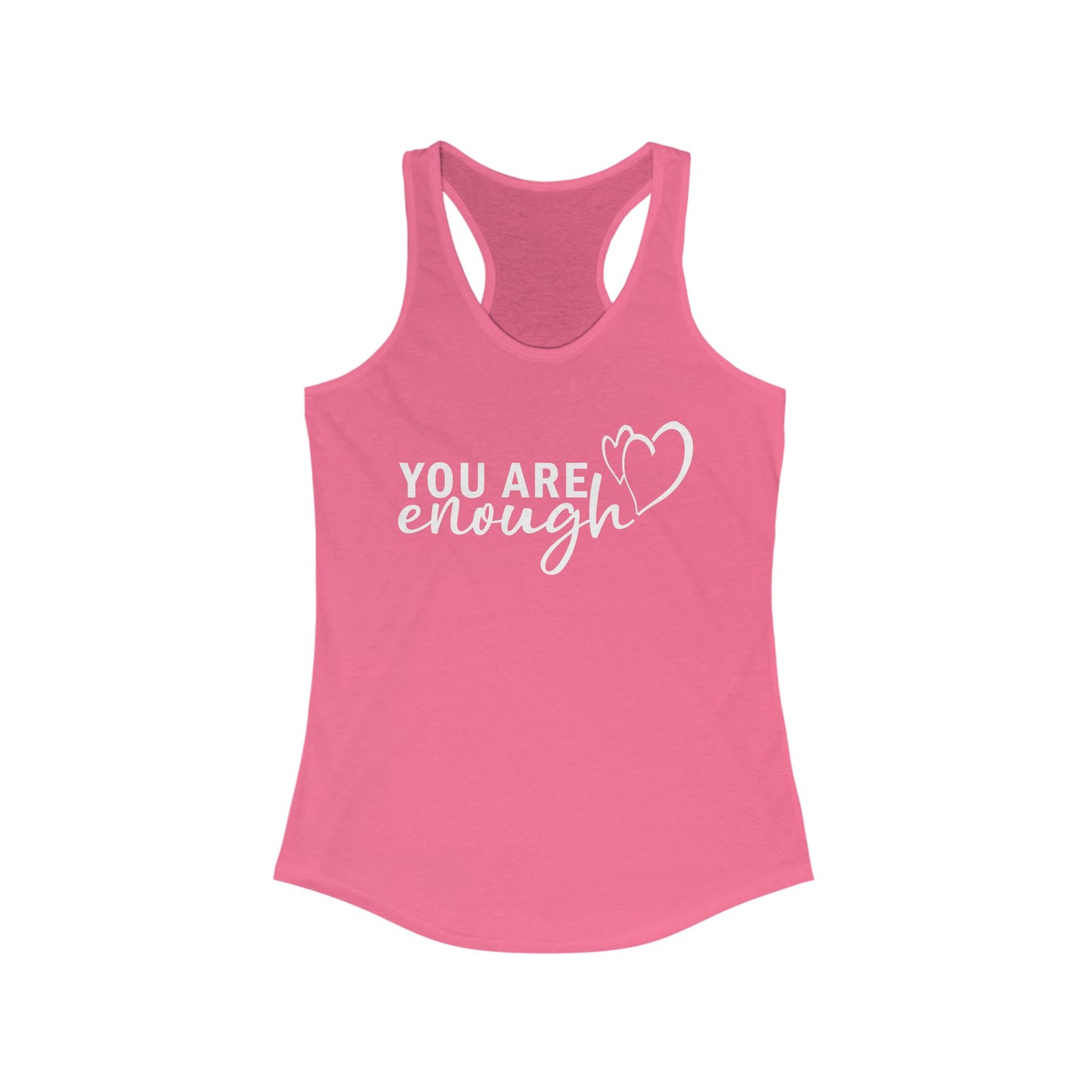 "You Are Enough" - Empowered & Embraced - Women's Racerback Tank
