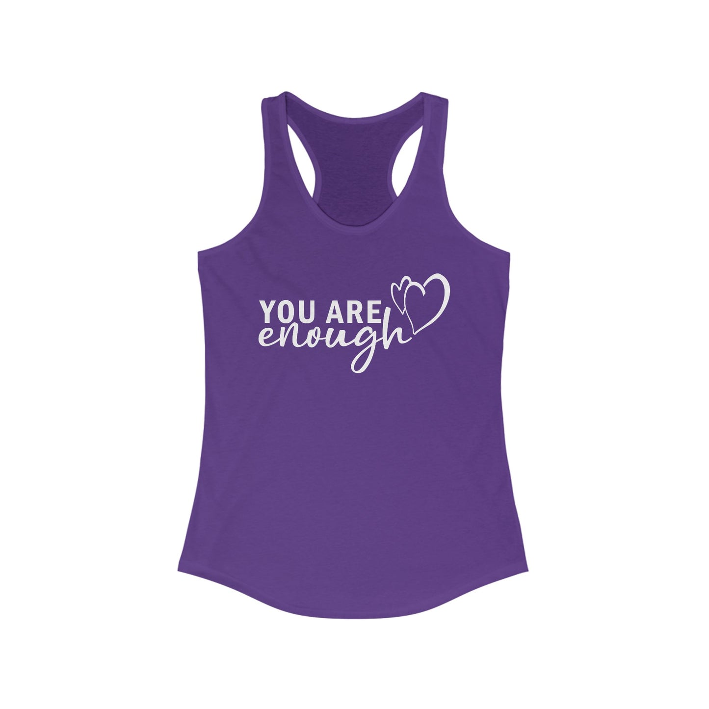 "You Are Enough" - Empowered & Embraced - Women's Racerback Tank