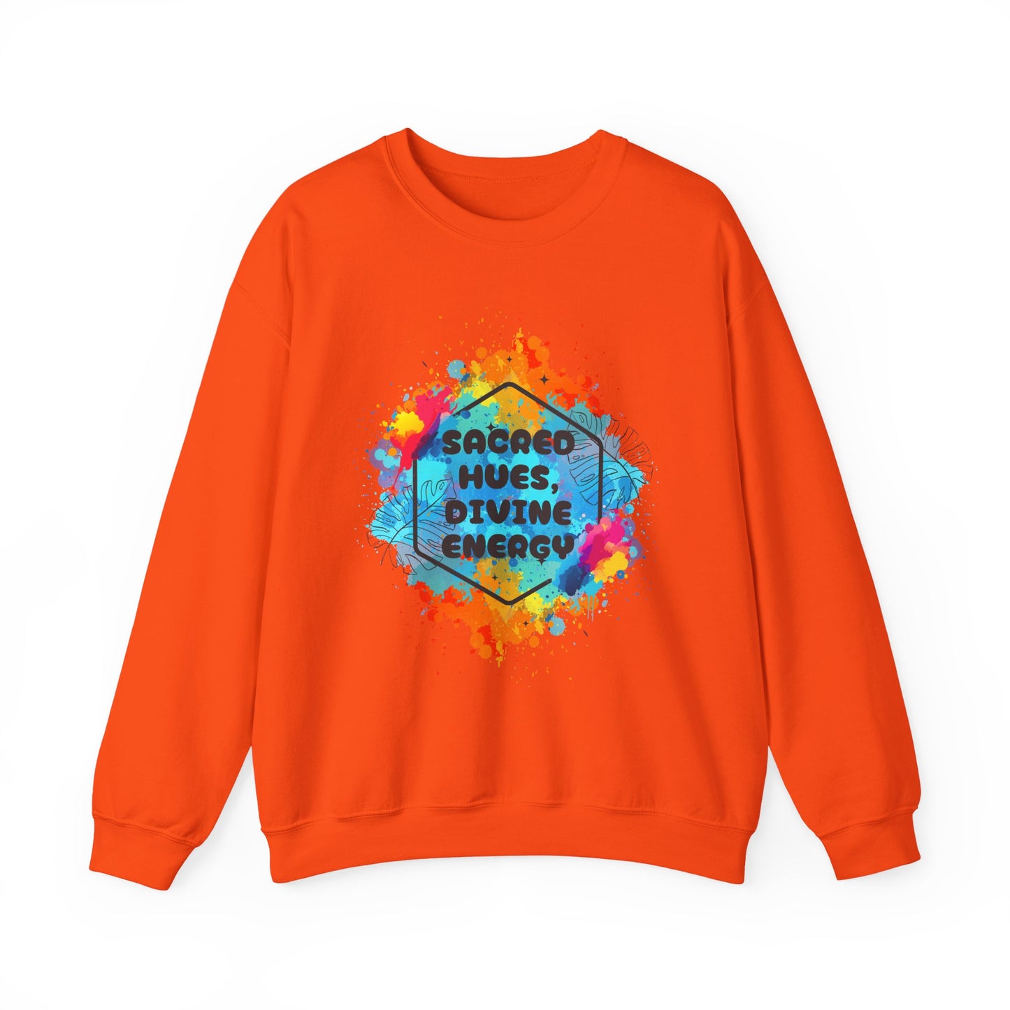 🎨Sacred Hues - Divine Energy Crewneck Sweatshirt