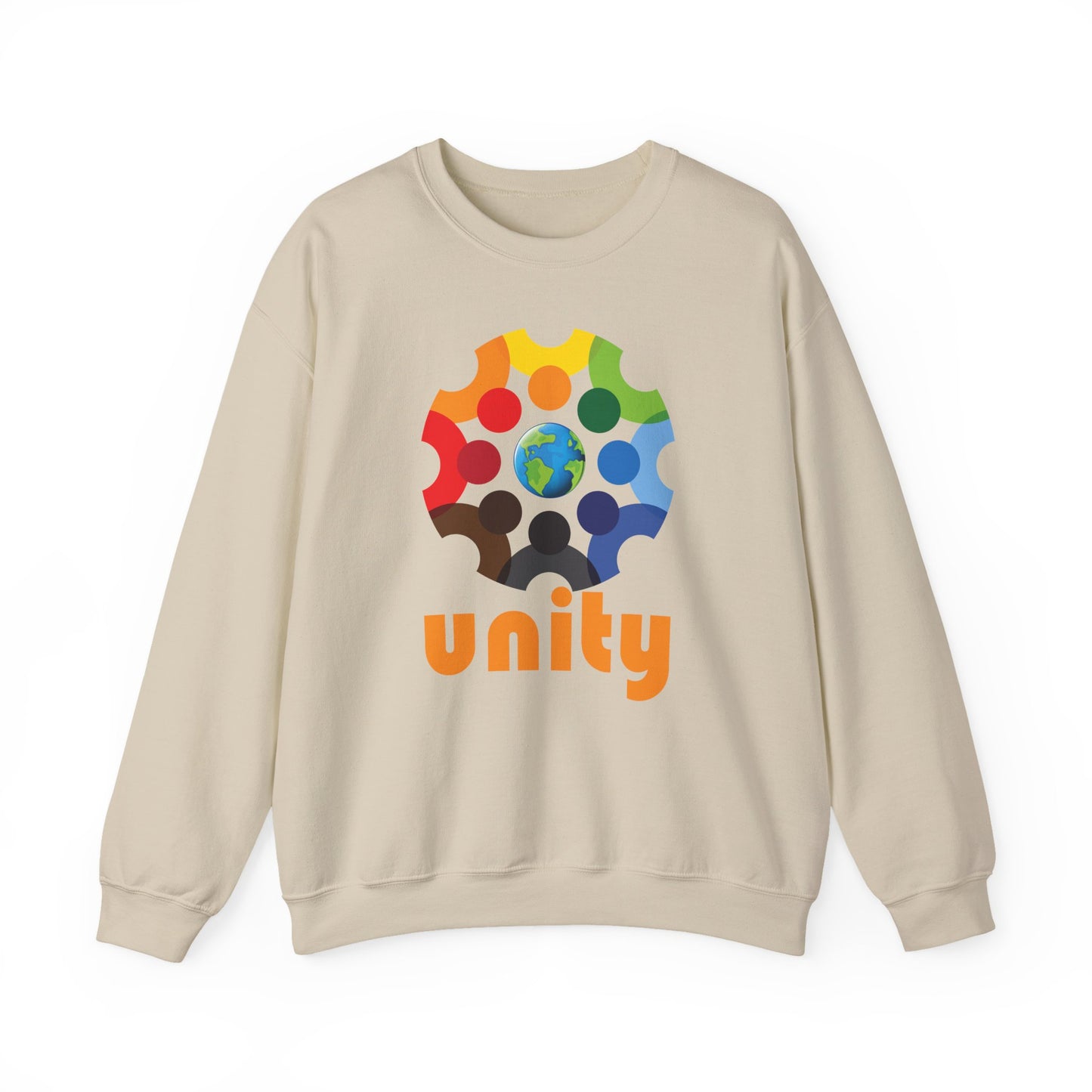 🌐UNITY — One Earth. One Circle. One Heart. - Crewneck Sweatshirt