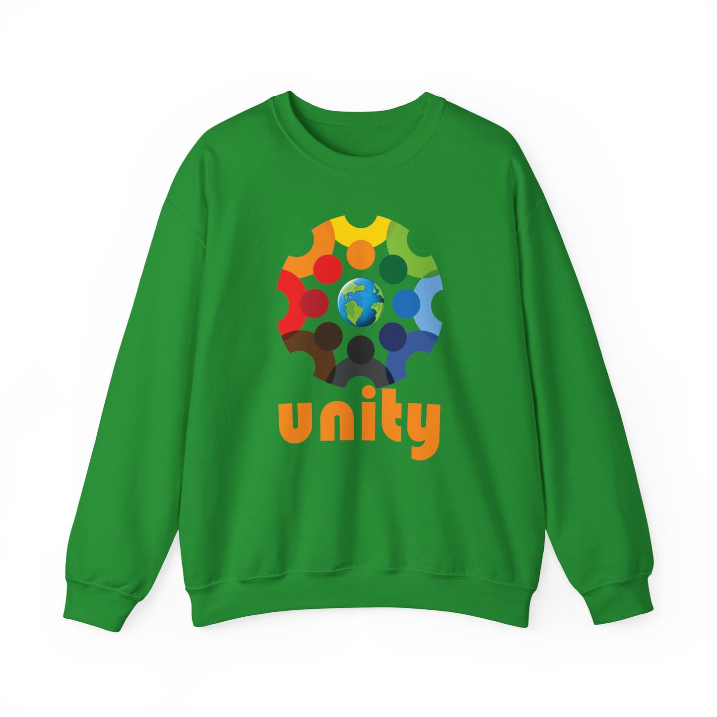 🌐UNITY — One Earth. One Circle. One Heart. - Crewneck Sweatshirt