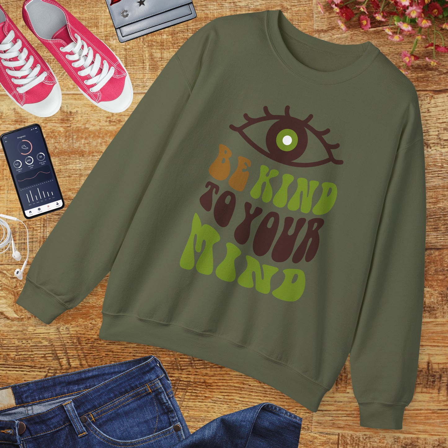 👁️Inner Vision - Kind Mind Crewneck Sweatshirt