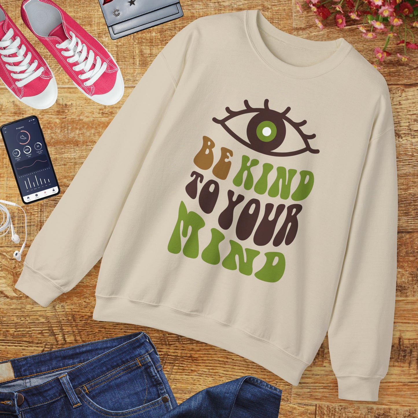 👁️Inner Vision - Kind Mind Crewneck Sweatshirt