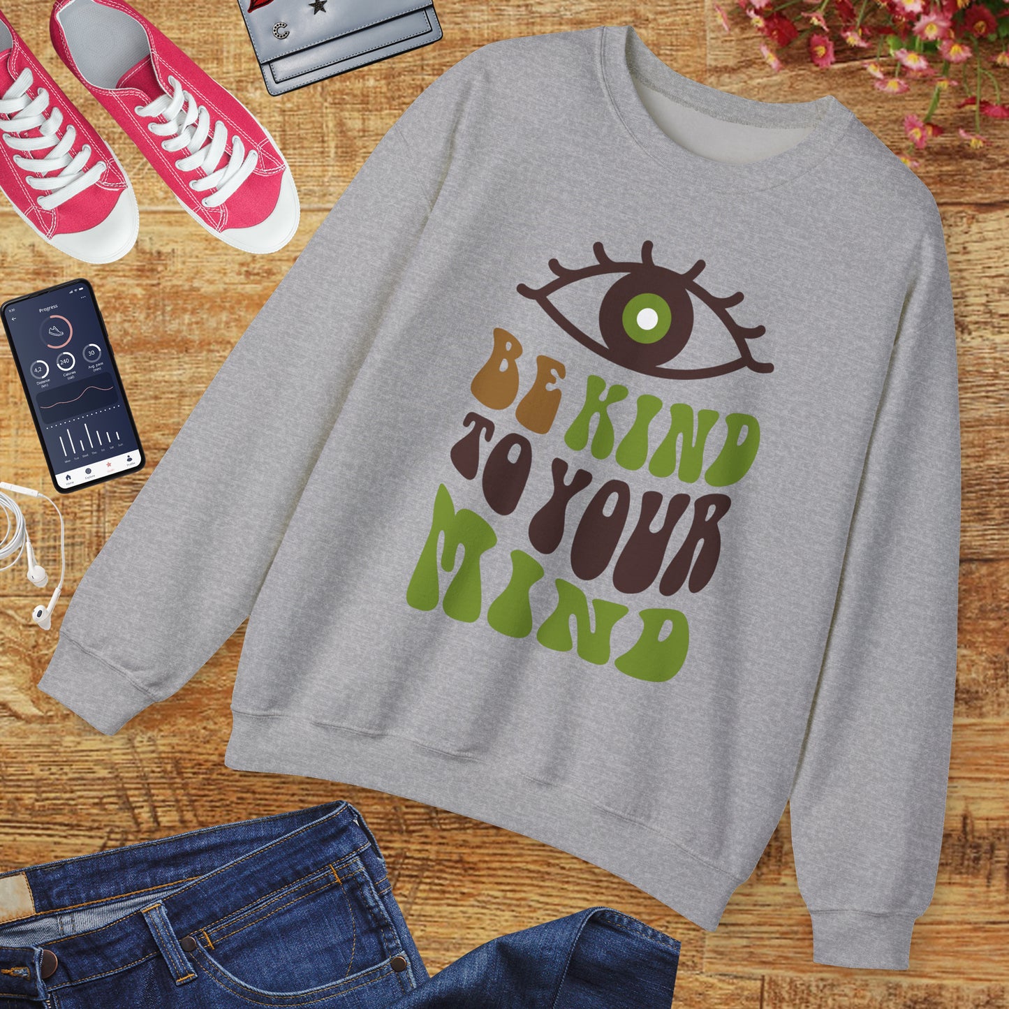 👁️Inner Vision - Kind Mind Crewneck Sweatshirt