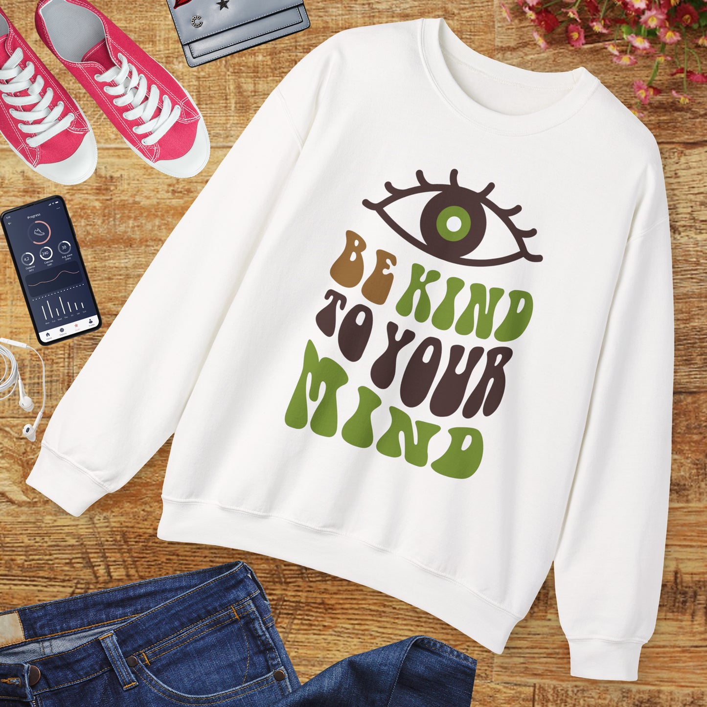 👁️Inner Vision - Kind Mind Crewneck Sweatshirt