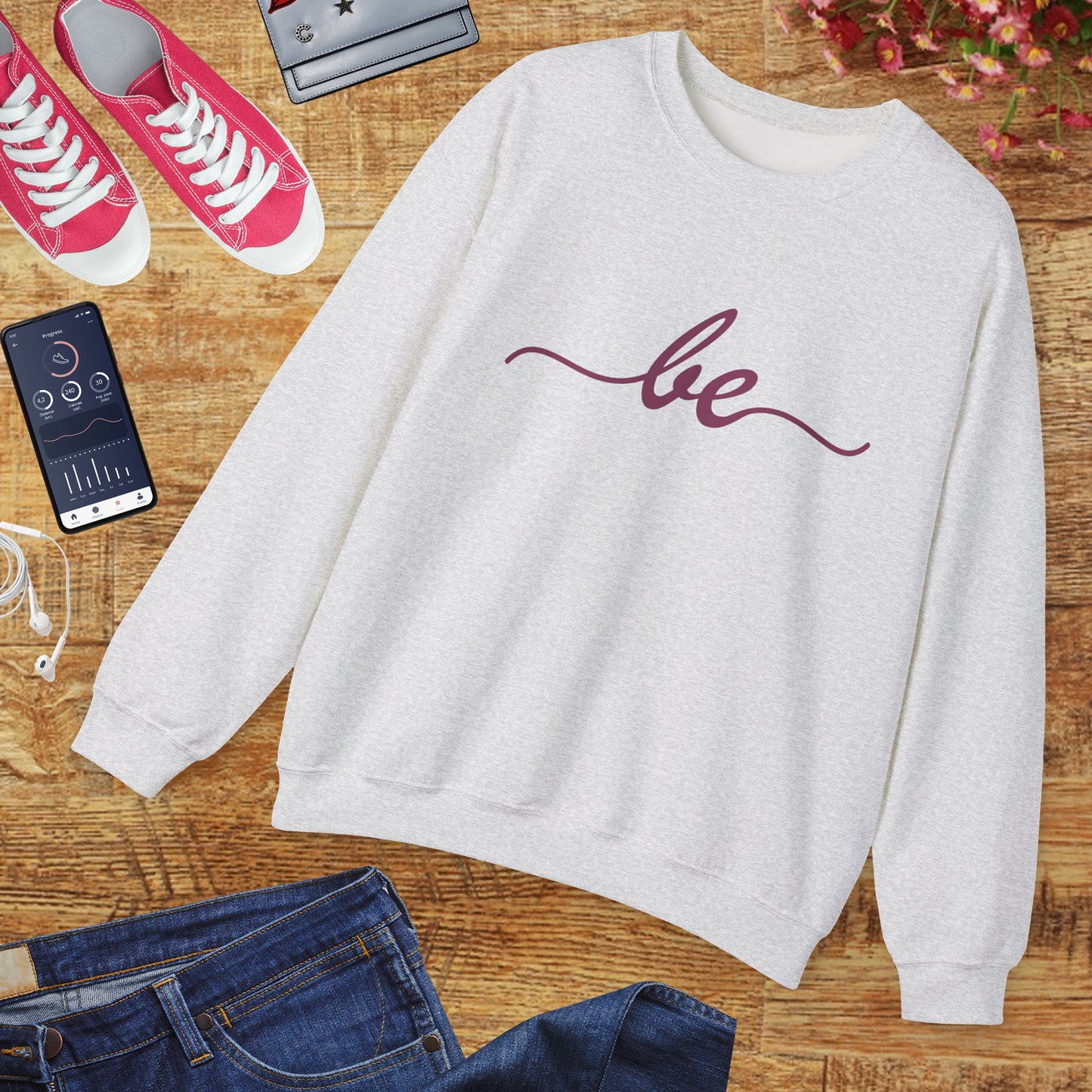 ✨Just "be" Crewneck Sweatshirt