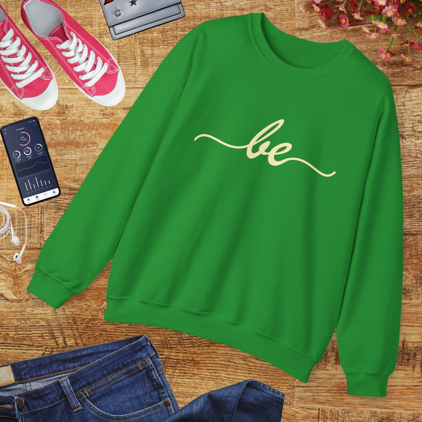 ✨Just "be" Crewneck Sweatshirt