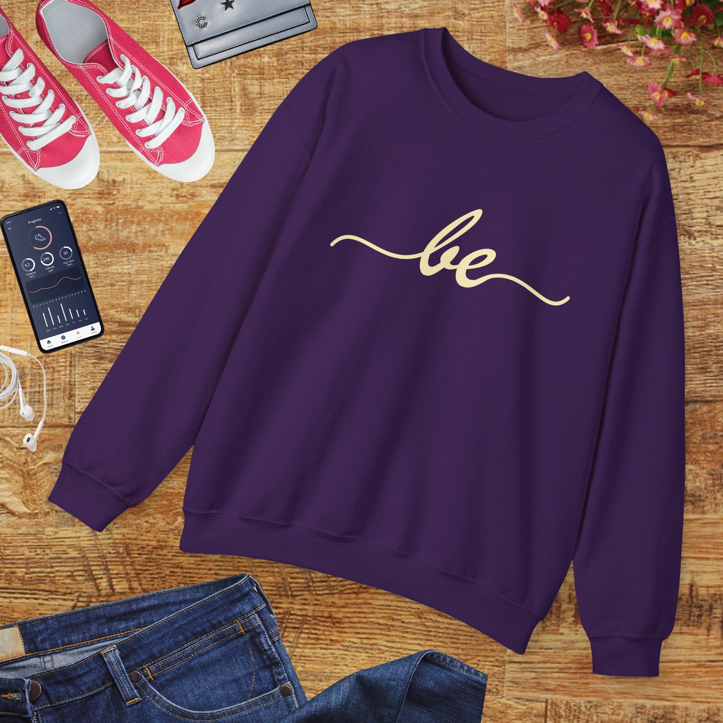 ✨Just "be" Crewneck Sweatshirt
