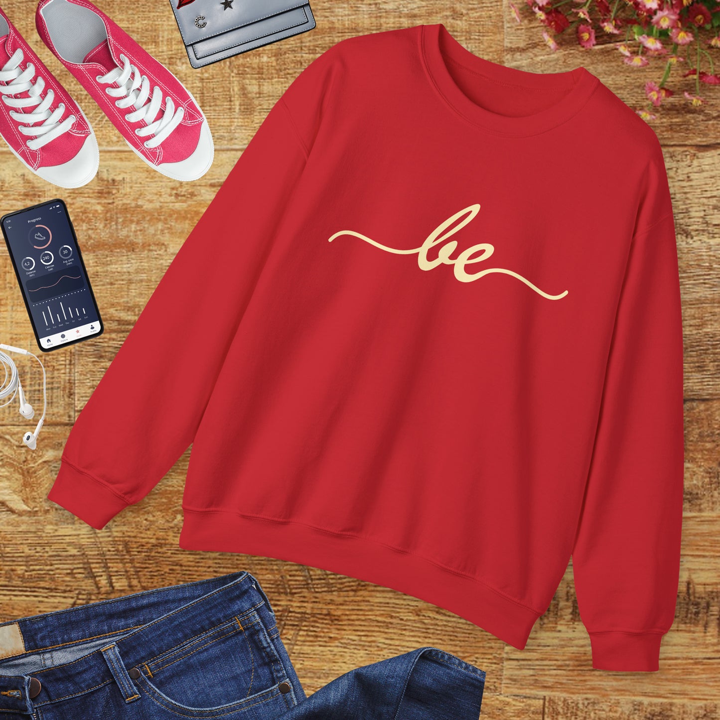 ✨Just "be" Crewneck Sweatshirt