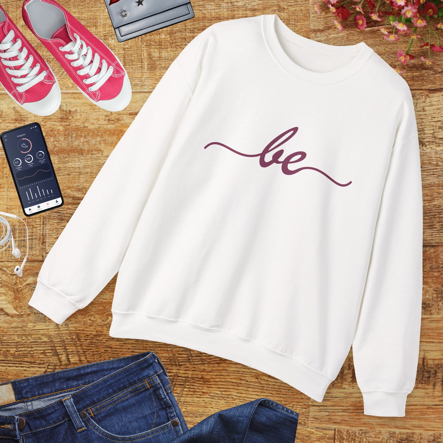 ✨Just "be" Crewneck Sweatshirt