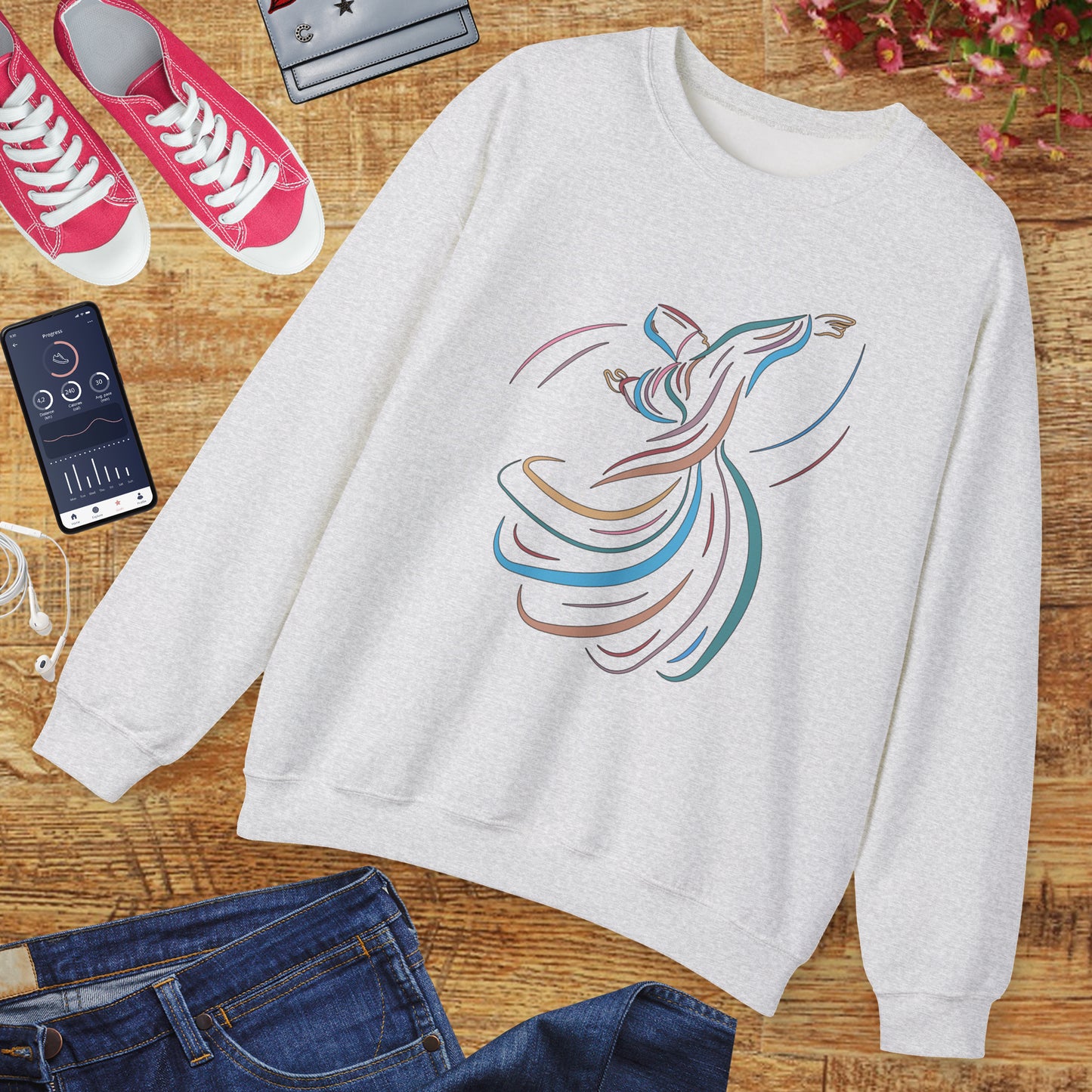 🌪️Sacred Spin - Whirling Within Crewneck Sweatshirt