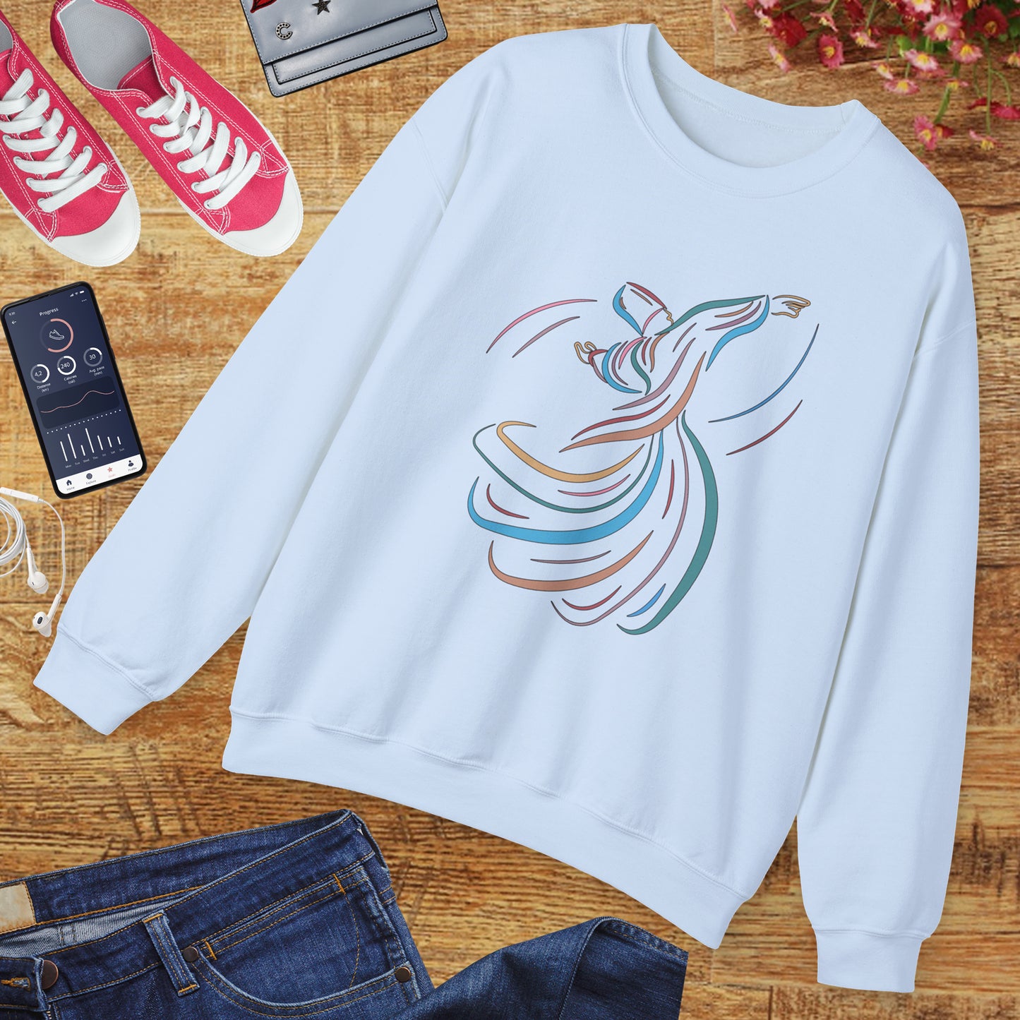 🌪️Sacred Spin - Whirling Within Crewneck Sweatshirt