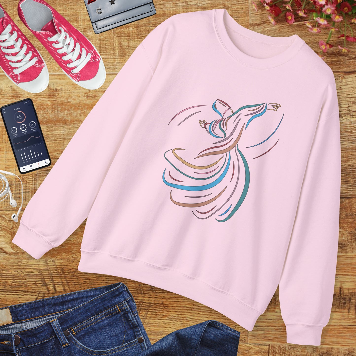 🌪️Sacred Spin - Whirling Within Crewneck Sweatshirt