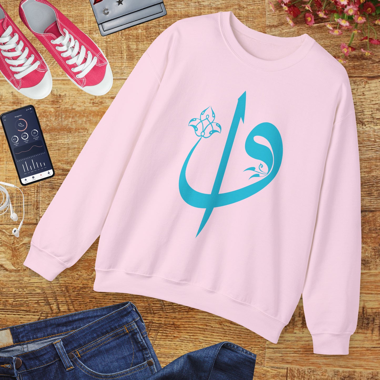 🌙Elif Vav Calligraphy Crewneck Sweatshirt