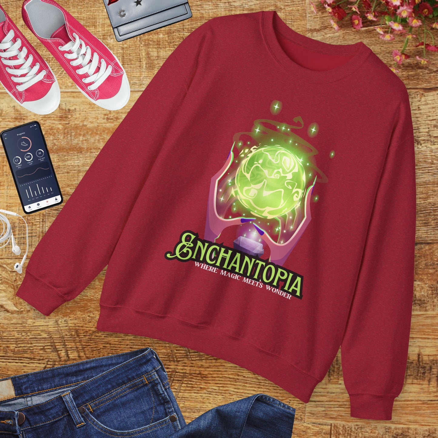 🔮Enchantopia - Where Magic Meets Wonder Crewneck Sweatshirt
